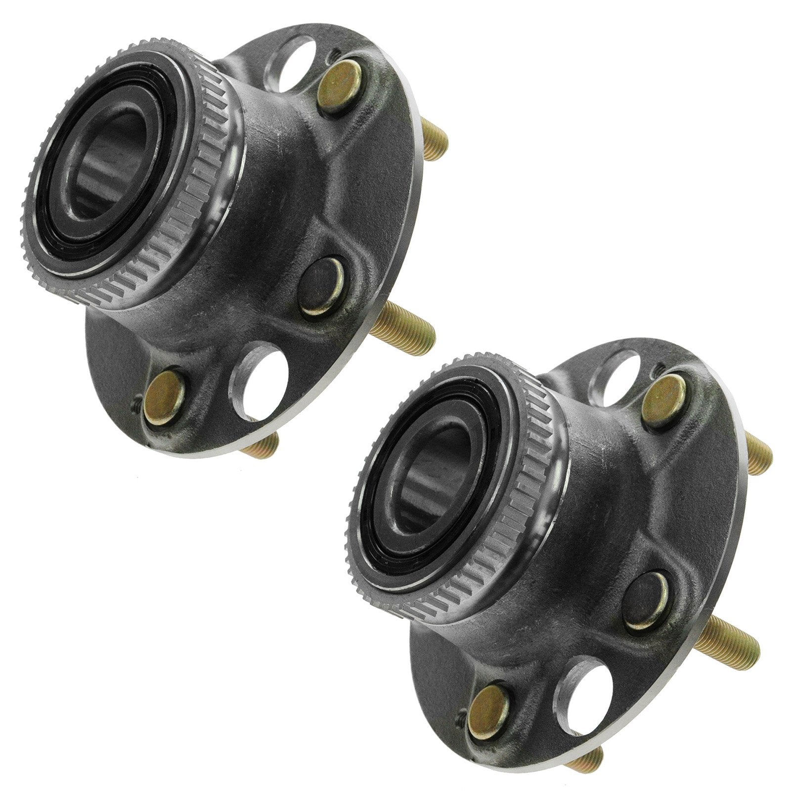 Trq Rear Wheel Hub Bearings Assembly Set Compatible With 1995-1997 Honda Odyssey 1996-1999 Isuzu Oasis
