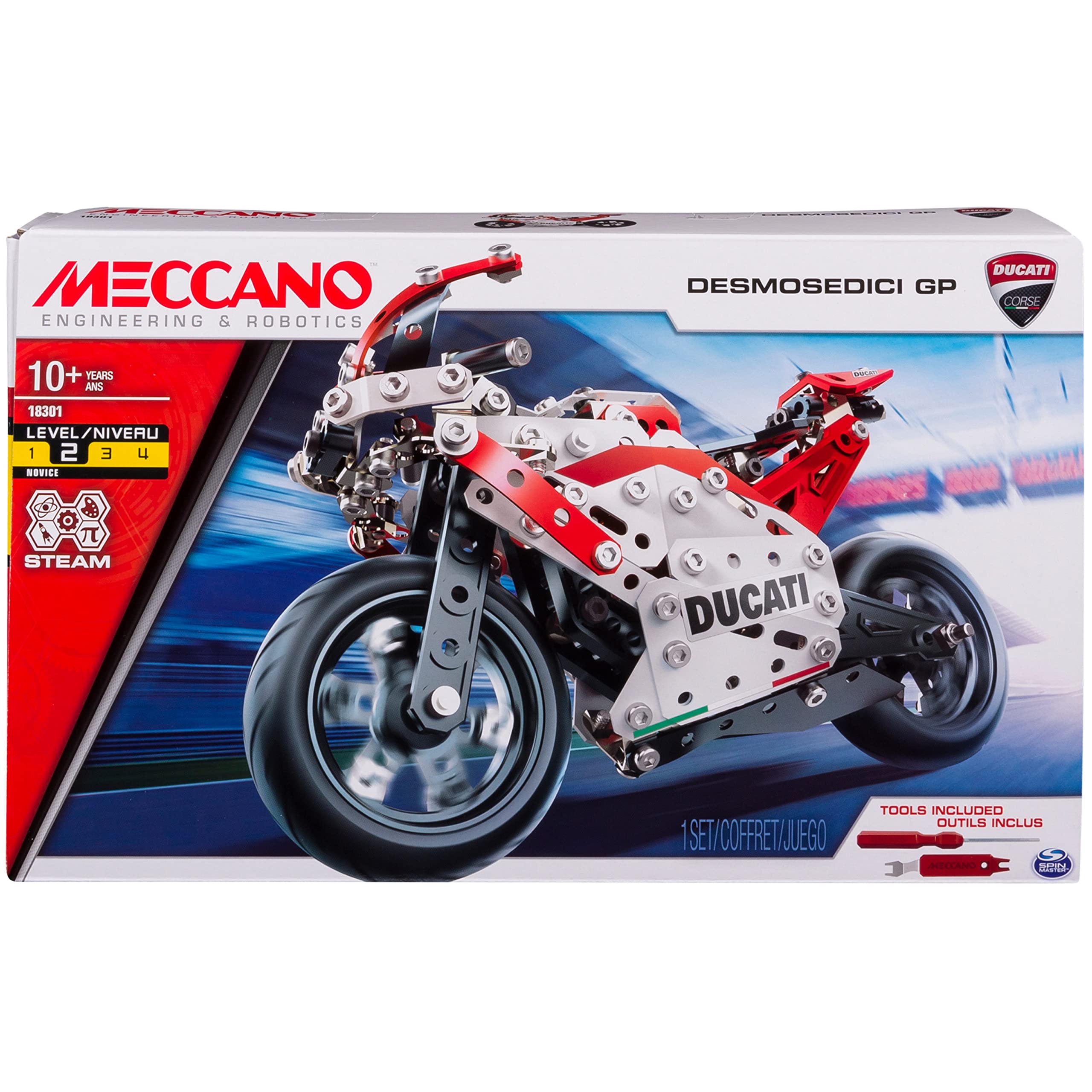 Meccano Ducati Desmosedici Moto Gp 17 Bike