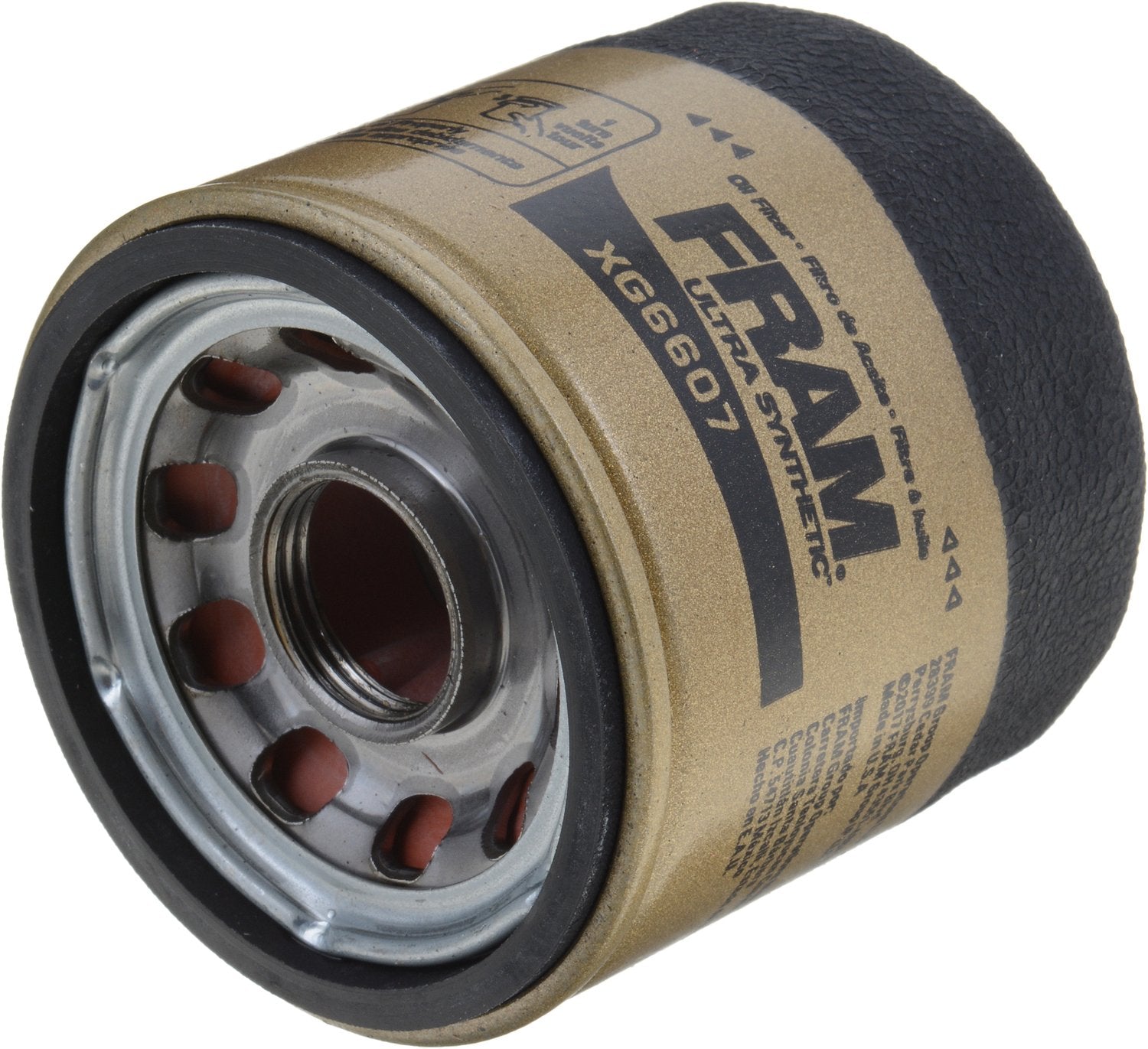 Fram Ulta Synthetic Automotive Replacement Oil Filter, Designed For Synthetic Oil Changes Lasting Up To 20K Miles, Xg6607 With Suregrip (Pack Of 1)