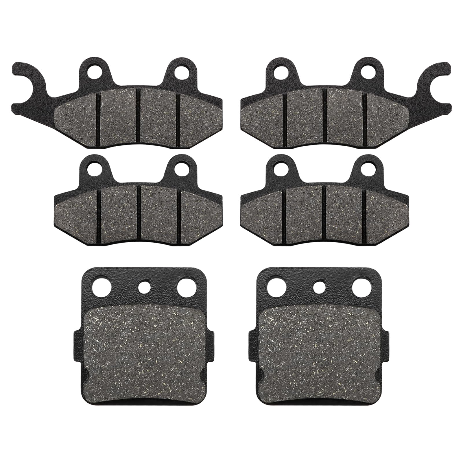 ZICOO Brake Pads for Yamaha YFZ450 YFZ 450 S/T 2004-2005, Front & Rear