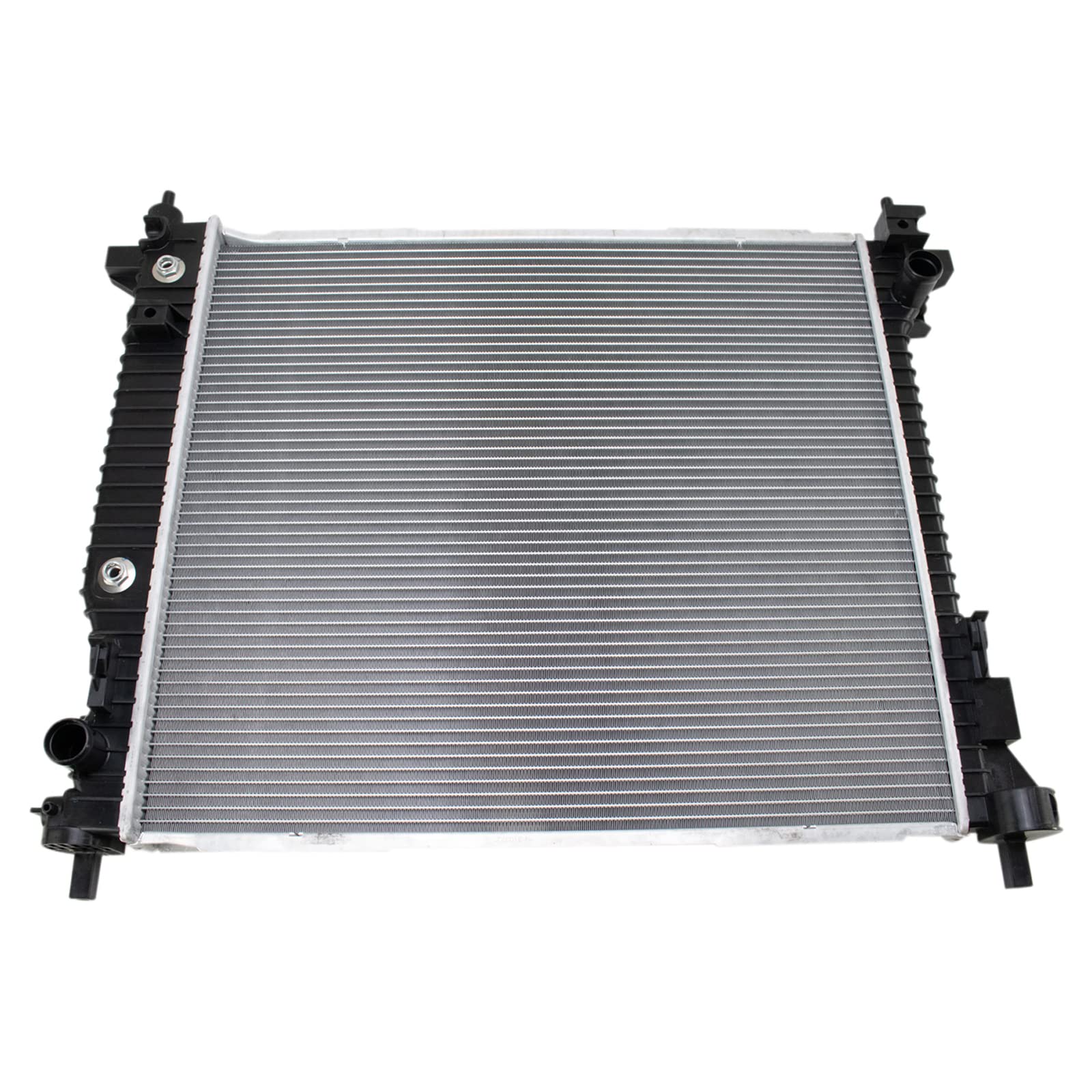 Trq Radiator Assembly Aluminum Core Compatible With 10-16 Cadillac Srx 11 Saab 9-4X Cu13241 Cu13243 Gm3010549