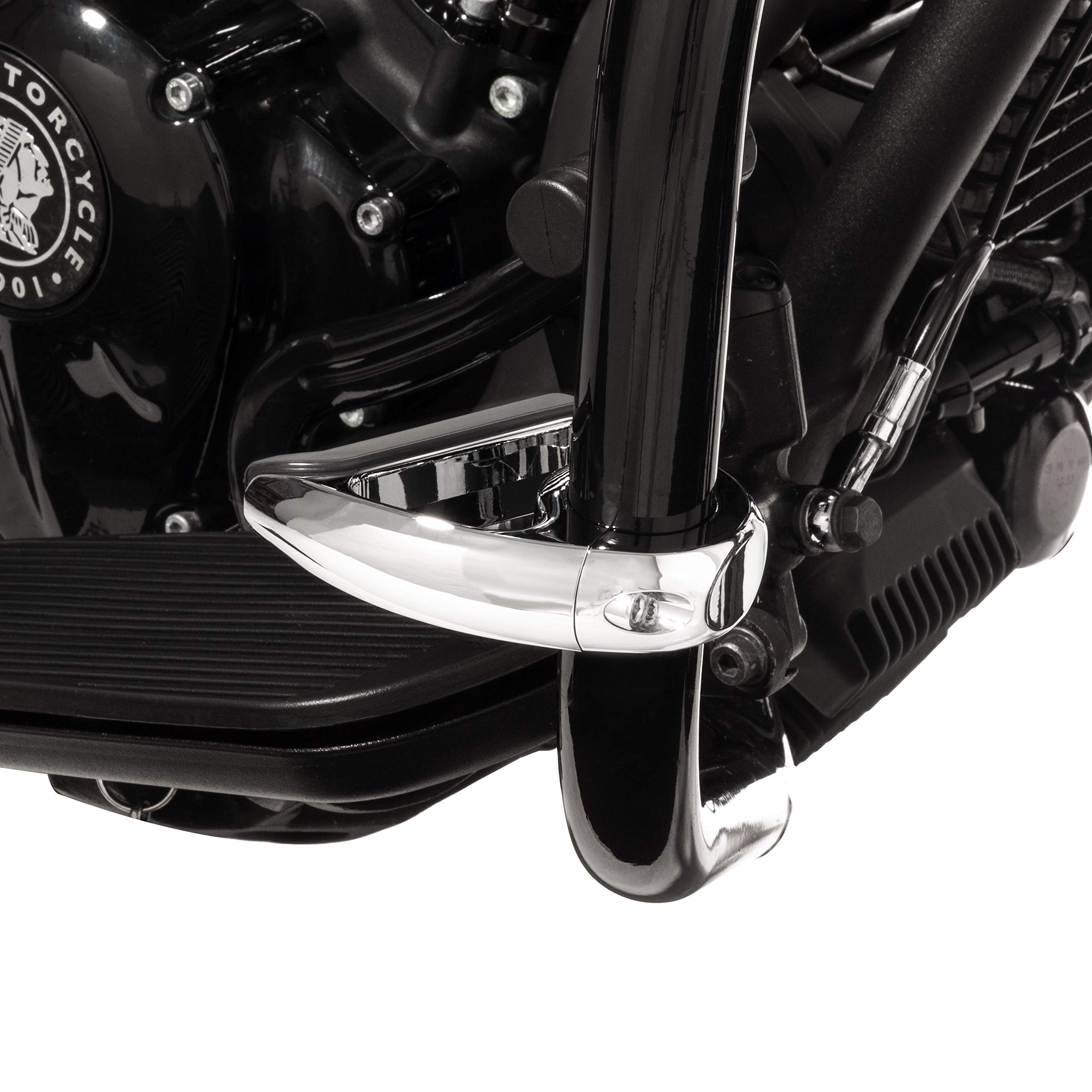 Ciro Engine Guard Toe Rest Chrome