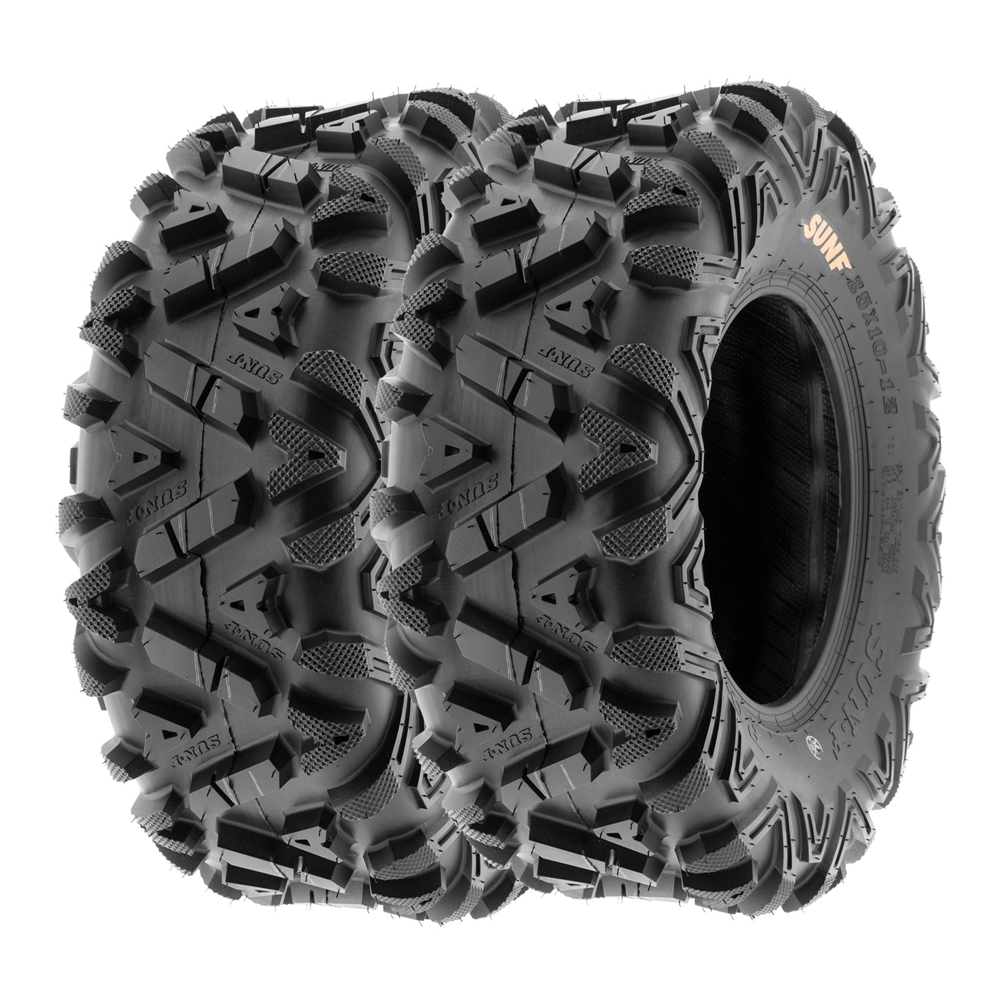 Sunf 28X9-12 28X11-12 All Terrain Tires Atv Utv 6 Pr Power I A033 - Bundle