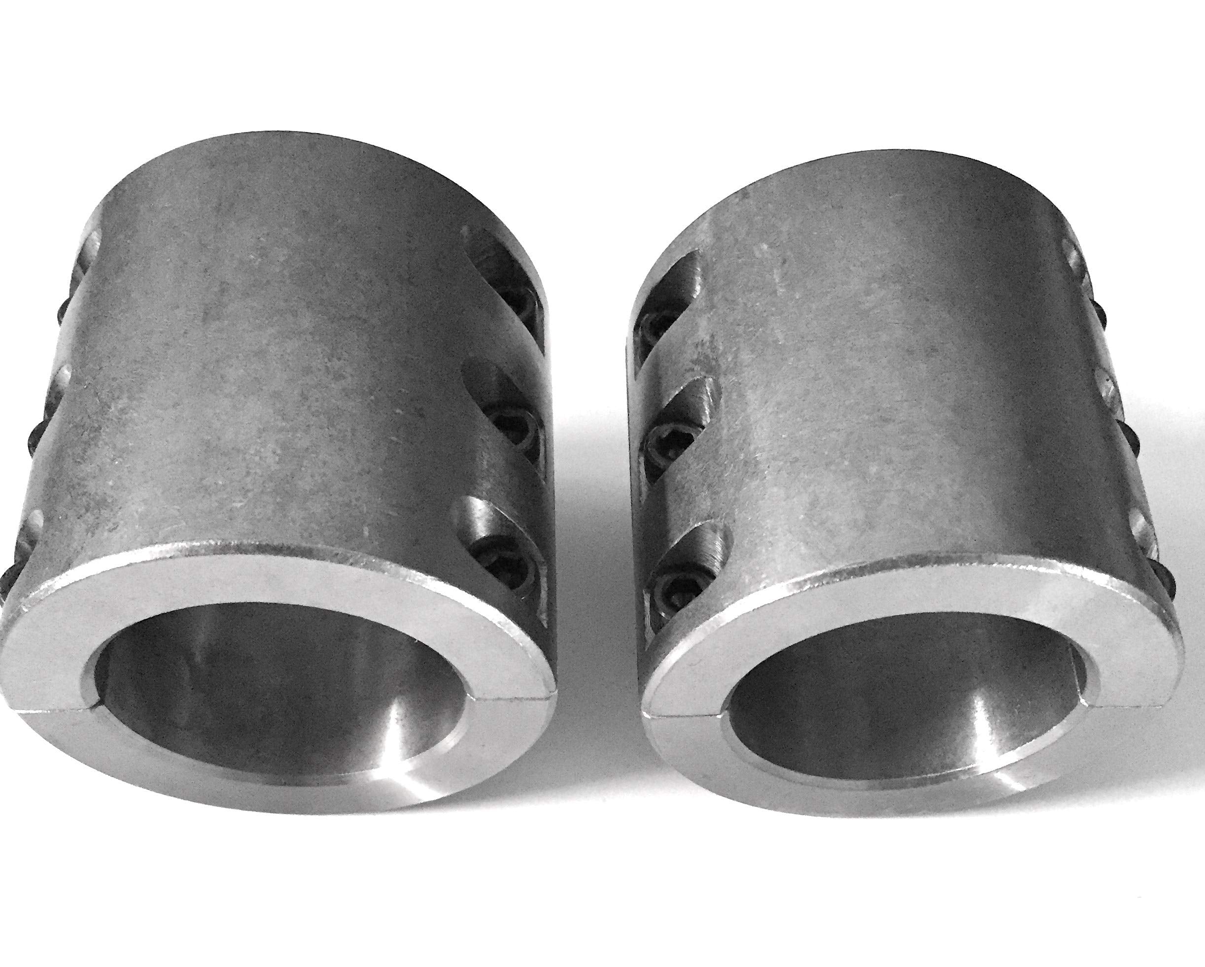 Utvdistribution Steel Weldable Tube Clamps Bolt On 1.875' 1-7/8' Roll Cage Mounts (2)