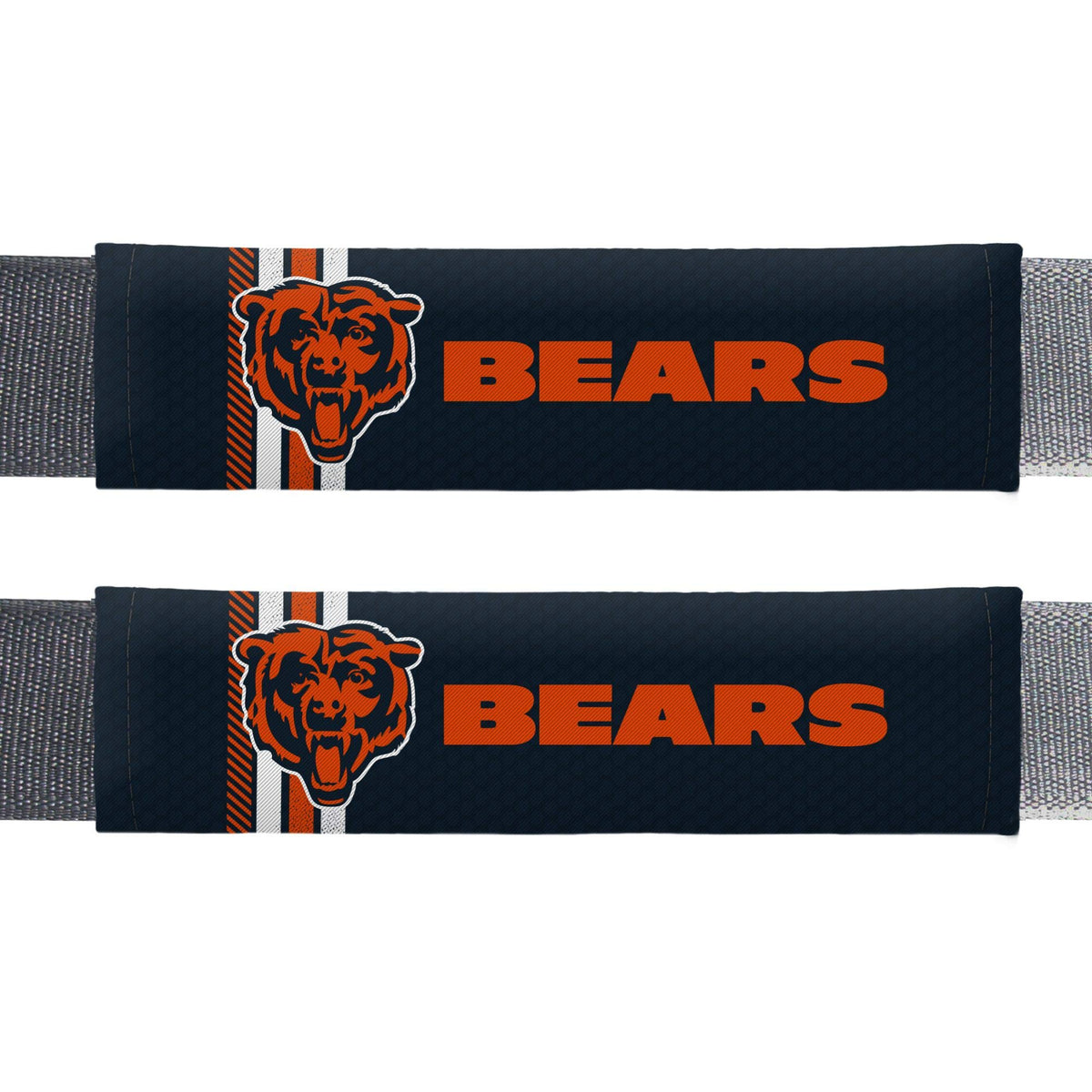 Fremont Die NFL Chicago Bears Rally Seat Belt Pads, Universal Fit, Universal Fit, Team Colors