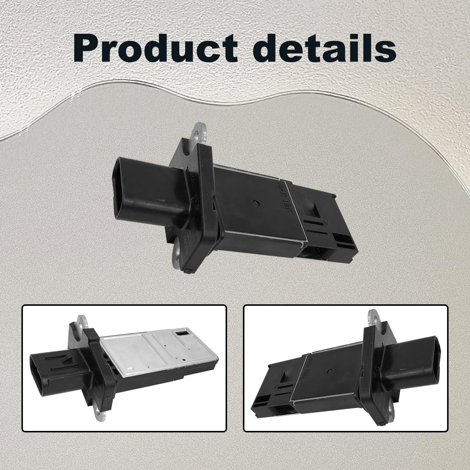 Mass Air Flow Sensor MAF Sensor 3L3Z-12B579-BA MAF0012 Compatible with Ford Escape Expedition Explorer F150 F250 F350 Lincoln MK