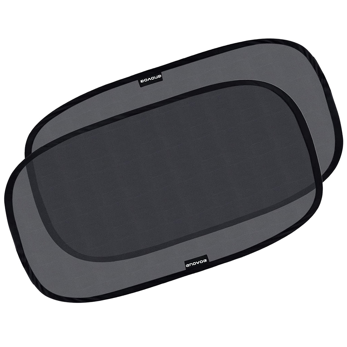 Enovoe Car Window Shade for Baby - (2 Pack) UV Protection Breathable Mesh Baby Window Covers - Sun Shade Blocker, Cling Window C
