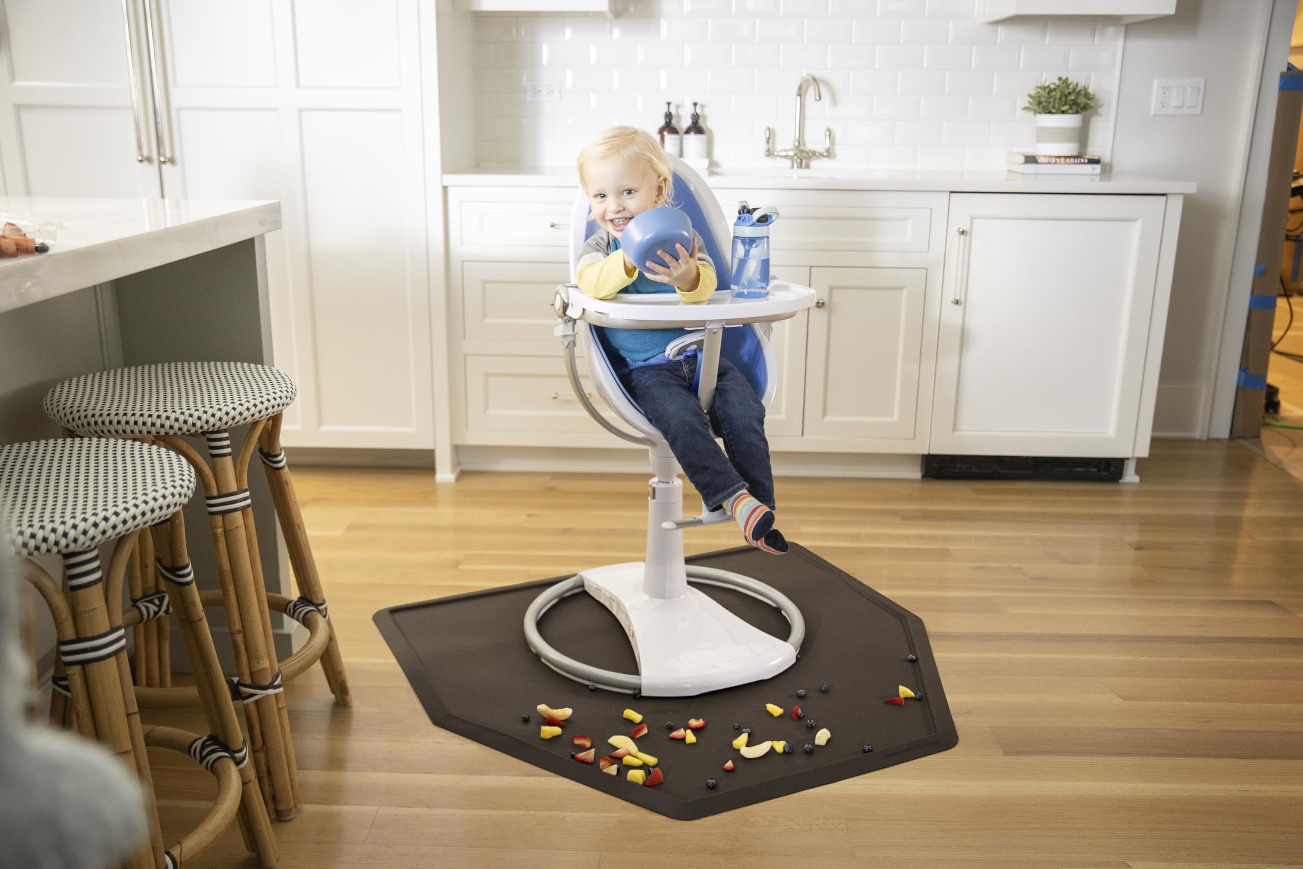 WeatherTech All-Purpose Mat - Multi-Use Mat for Everyday Living - 40'' x 44'' - Angled - Brown (APM4044BR)