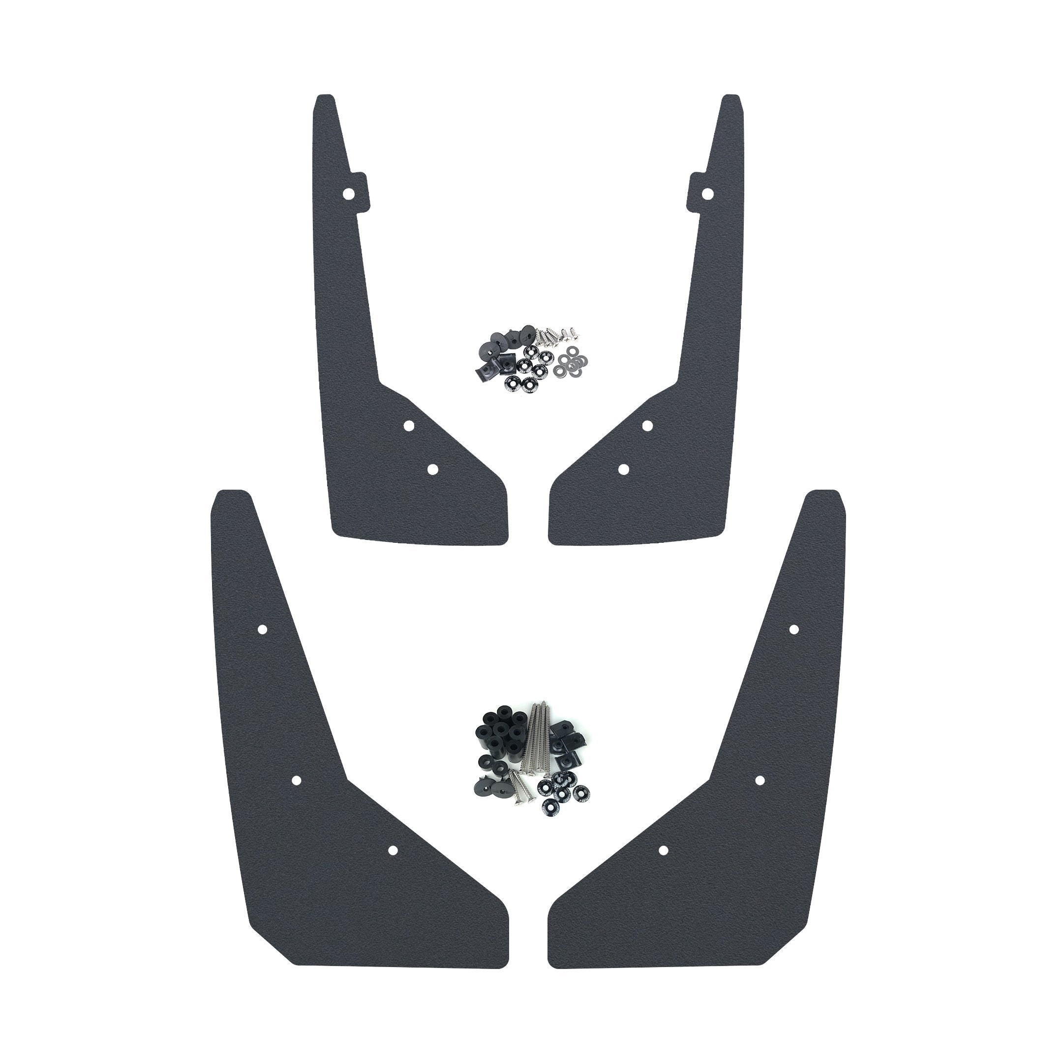 RokBlokz Splash Guards for 2015-2019 Compatible with Ford Mustang - Rock Guards Fit V6 - Ecoboost - and GT Models (Not GT350/500