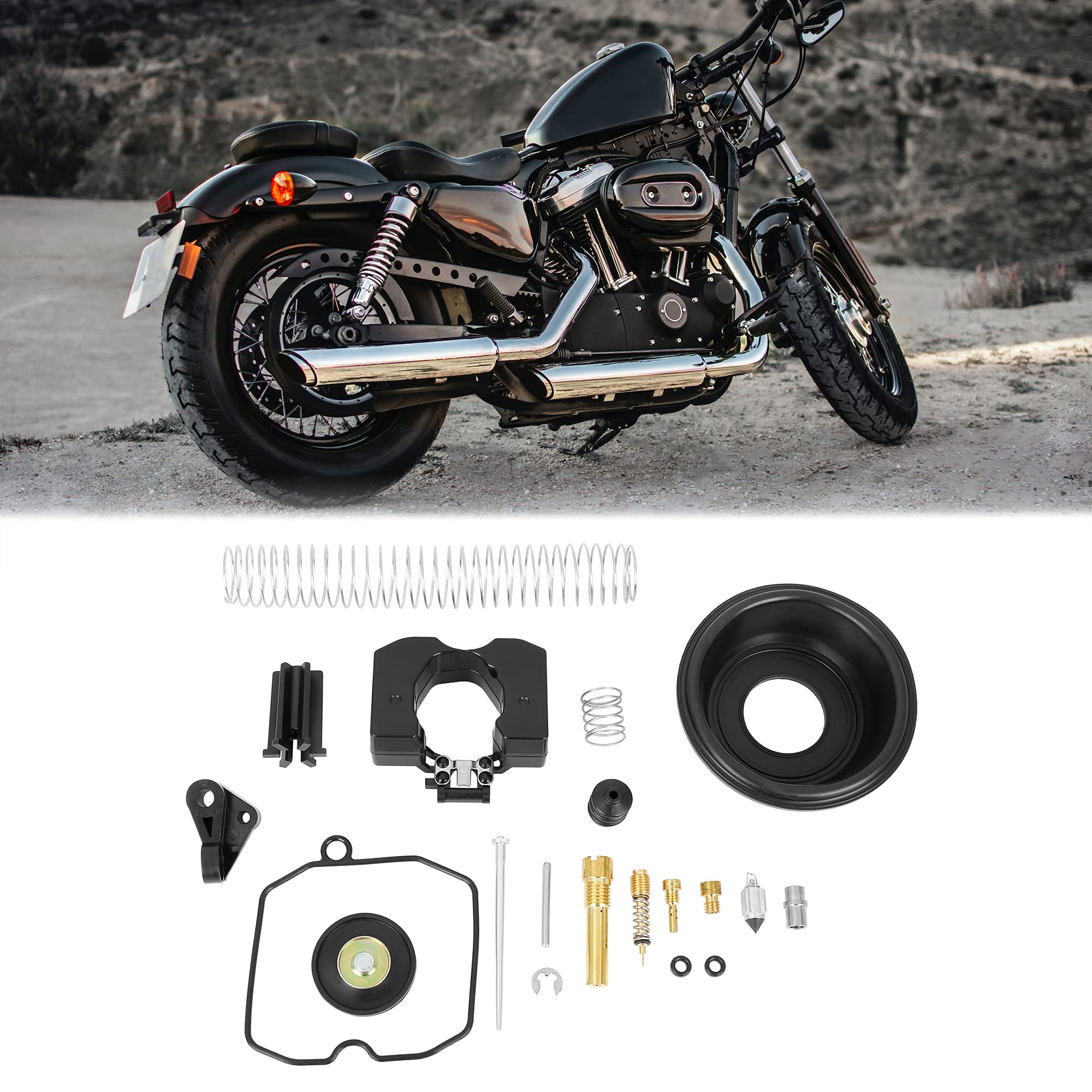 F Fierce Cycle Motorcycle Carburetor Repair Rebuild Kit For Harley Davidson Cv 27421-99C 27490 Carb Repair Tools