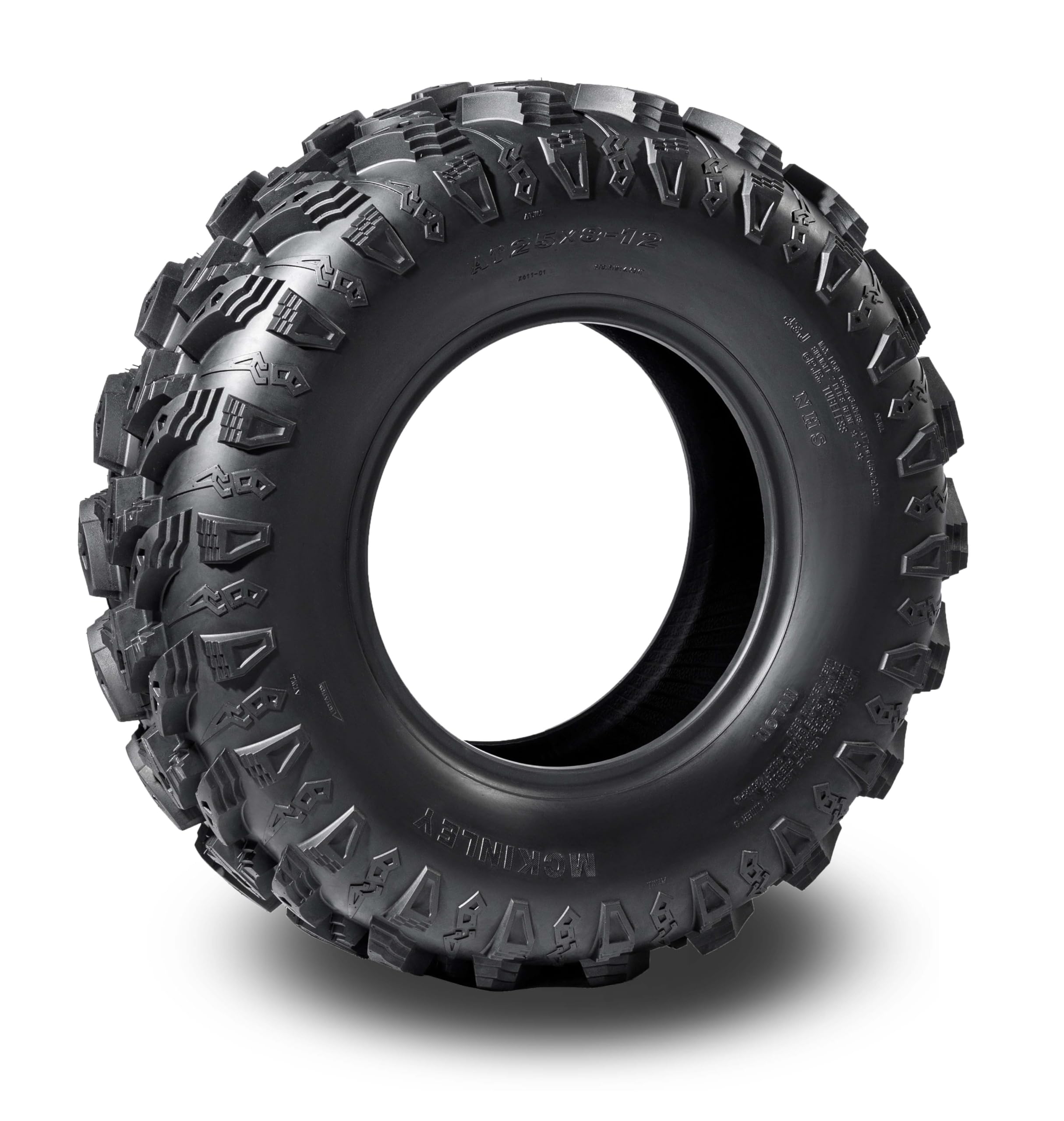 Mckinley Utv Atv Tires 25X8-12 6-Ply Super Mud 25X8X12 All Terrain X611, Set 2