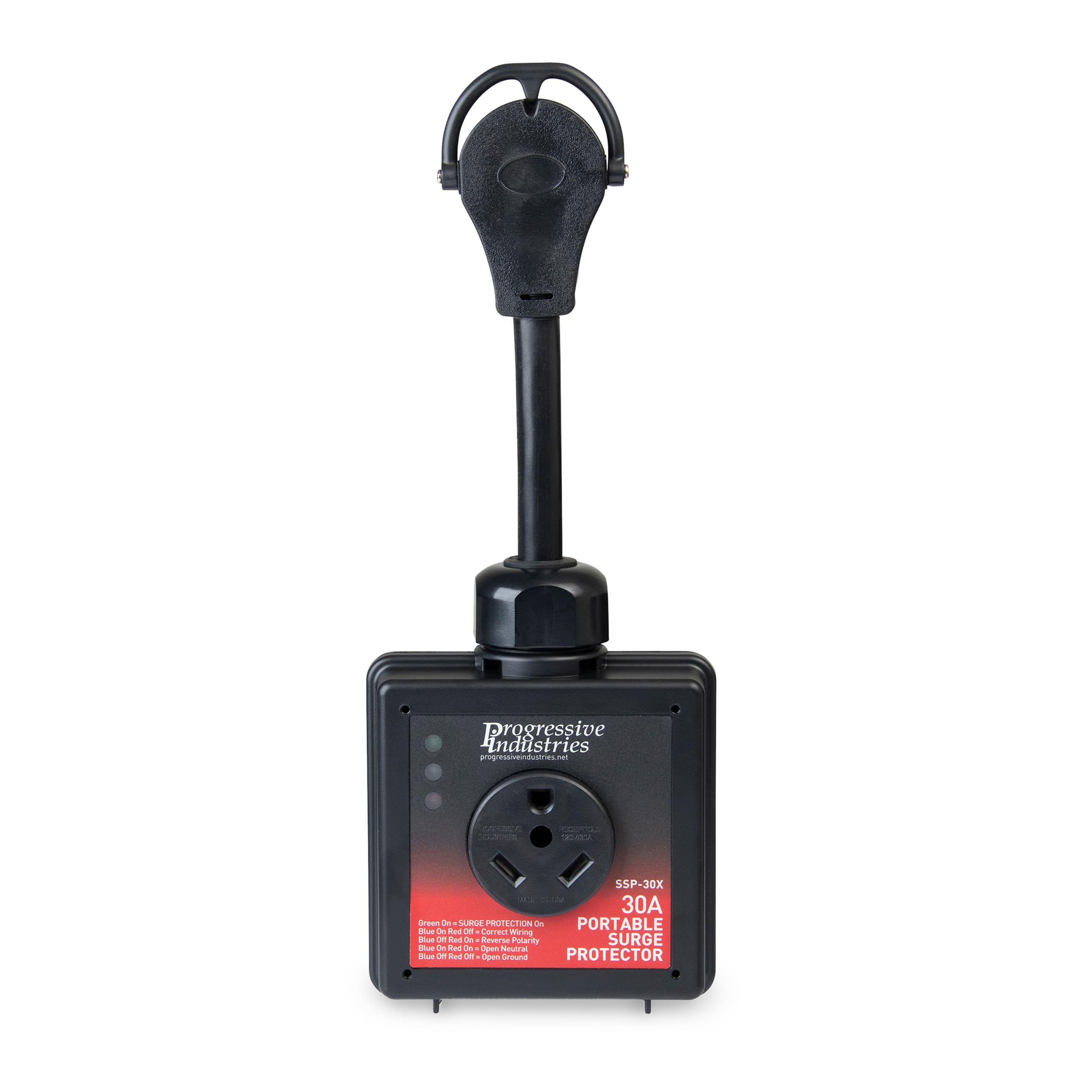 Progressive Industries Portable Rv Surge Protector, 30 Amp With Fault Detection - Ssp-30X