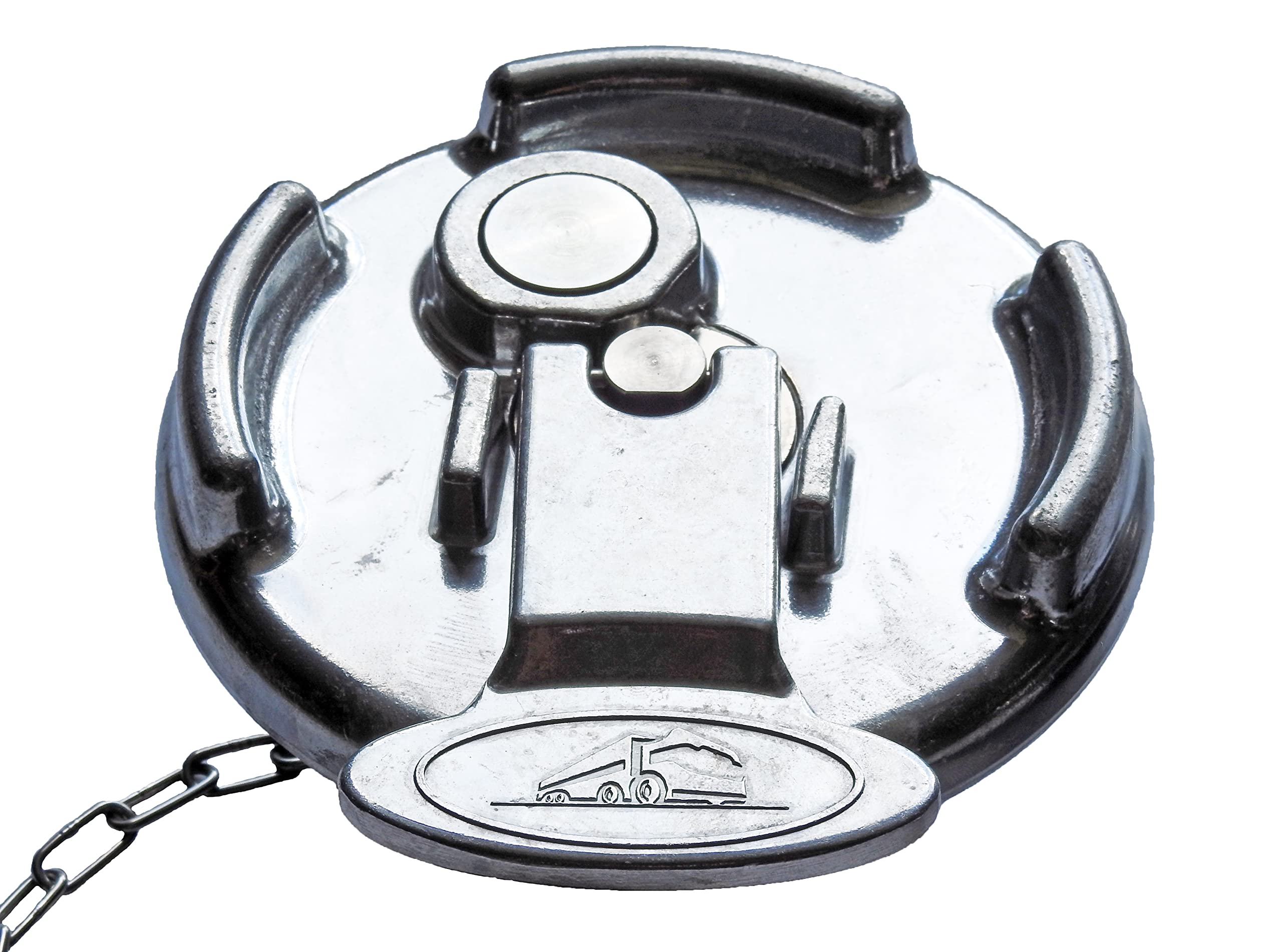 Road King Truck Parts Non-Locking Aluminum Lever Style Diesel Fuel Cap for Peterbilt