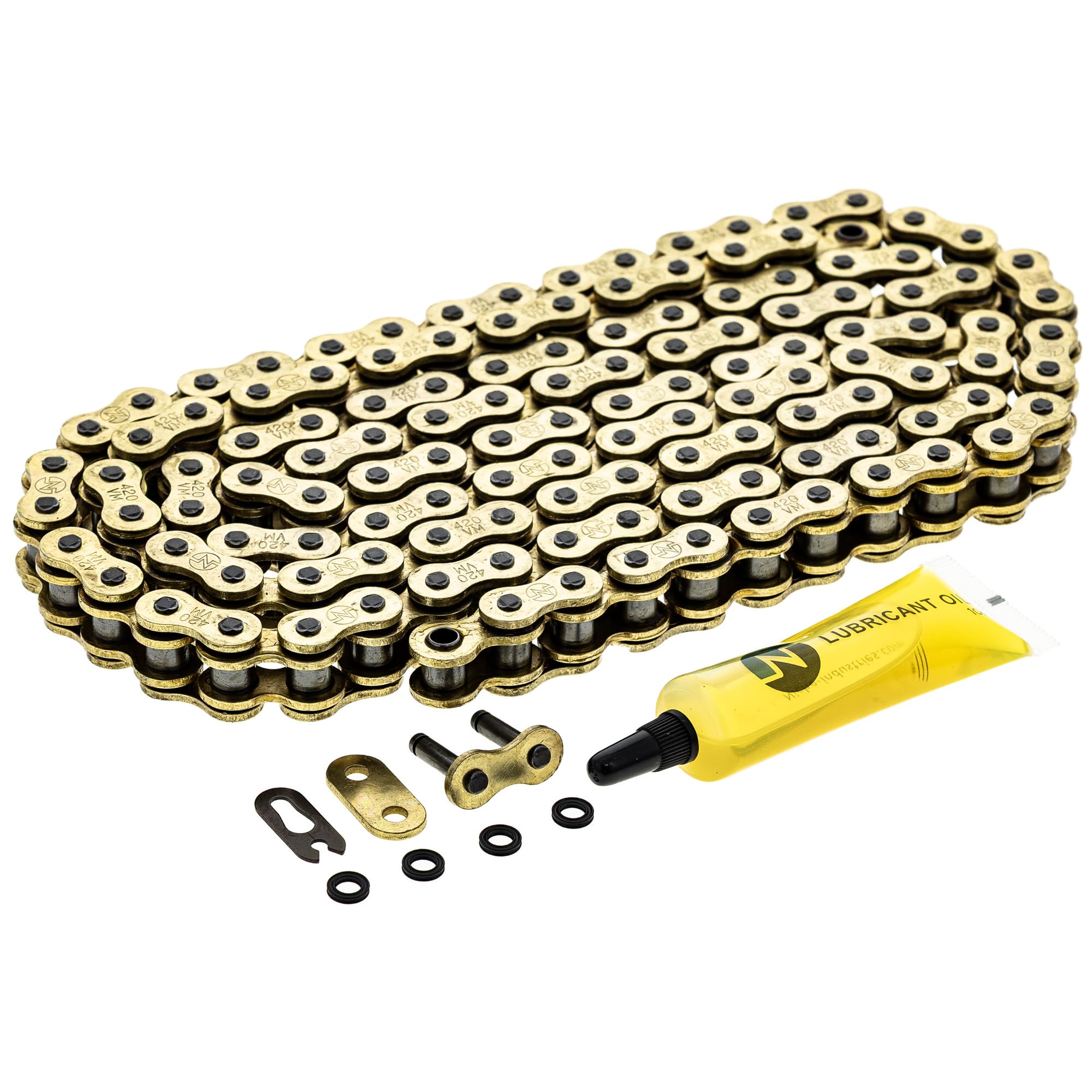 Niche Gold 420 X-Ring Chain 128 Links With Connecting Master Link