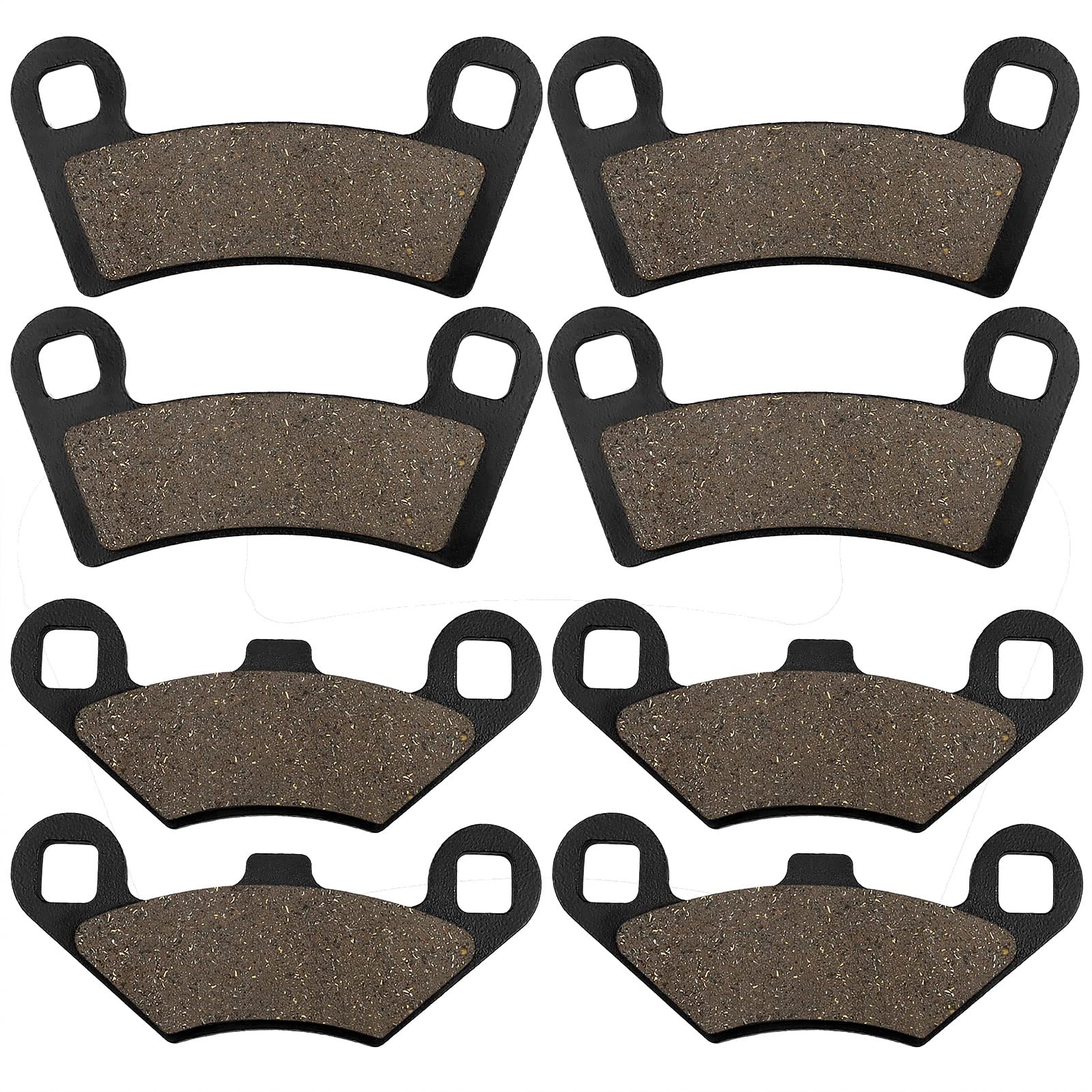 Brake Pads Front And Rear Compatible With Polaris Rzr 570 2012-2015 Rzr 800 2008-2014 Rzr S 800 800S 2009-2014