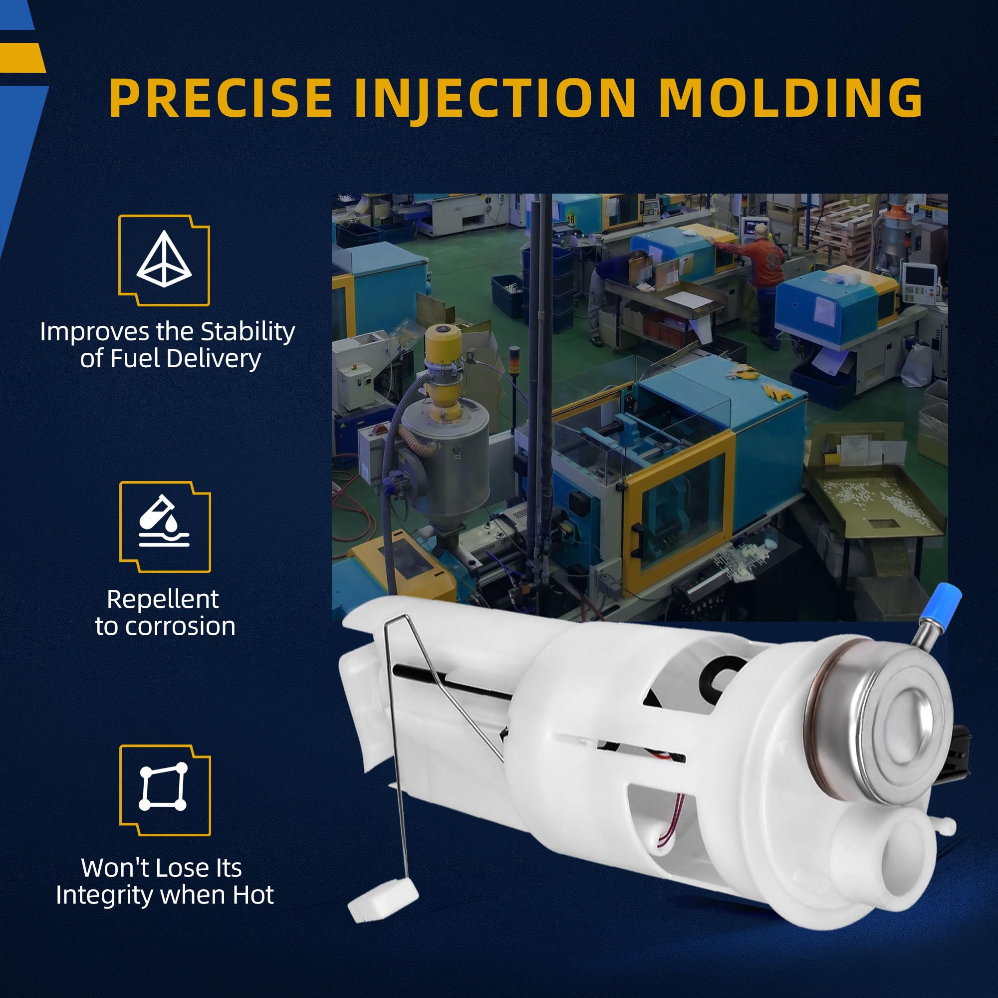 Dwvo Fuel Pump Compatible With 1996 1997 Dodge Ram 1500 2500 3500 3.9L 5.2L 5.9L 8.0L