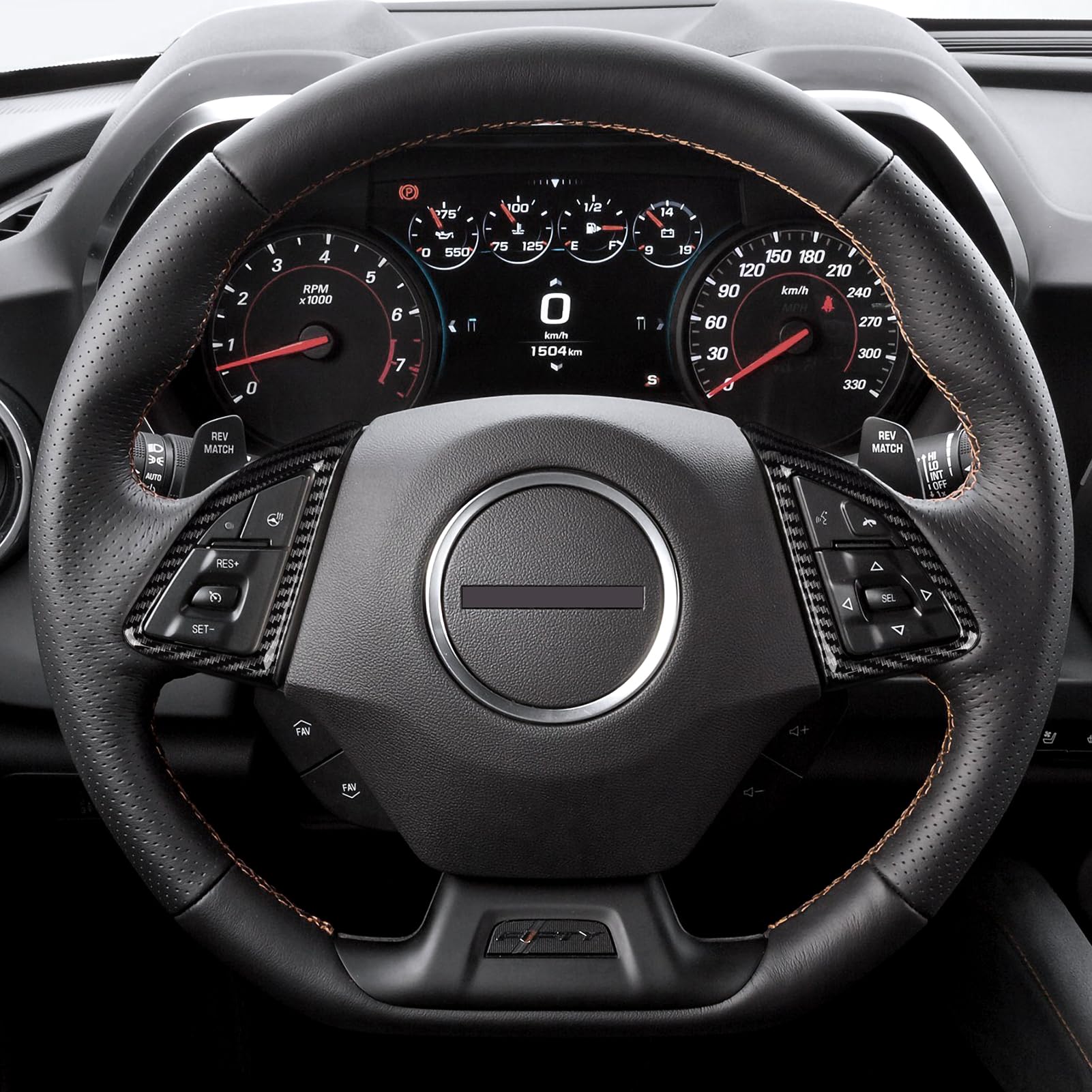 Car Sticker ABS Carbon Fiber Decal Interior Trim Cover for Chevrolet Camaro 2016 2017 2018 2019 2020 2021 2022 2023 2024 Accesso