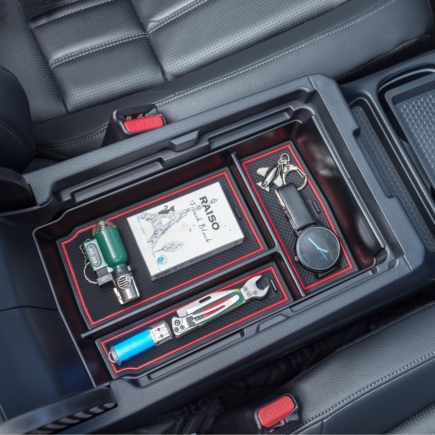 Pimcar Center Console Organizer Compatible With 2023 2024 2025 Honda Cr-V Lx/Ex/Exl/Sport/Sport-L/Sport Touring Hybrid Abs Plast