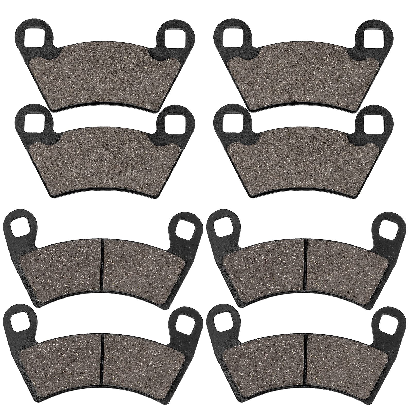 Front and Rear Brake Pads for Polaris Ranger 500 570 700 800 900 RZR 800 900 XP Ranger 700 XP Ranger 800 XP Ranger 900 XP Ranger