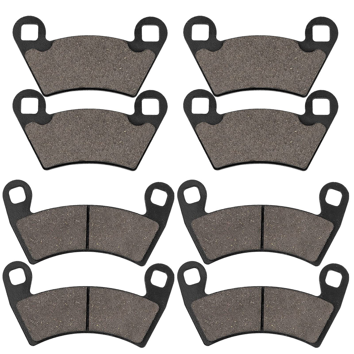 Front and Rear Brake Pads for Polaris Ranger 500 570 700 800 900 RZR 800 900 XP Ranger 700 XP Ranger 800 XP Ranger 900 XP Ranger