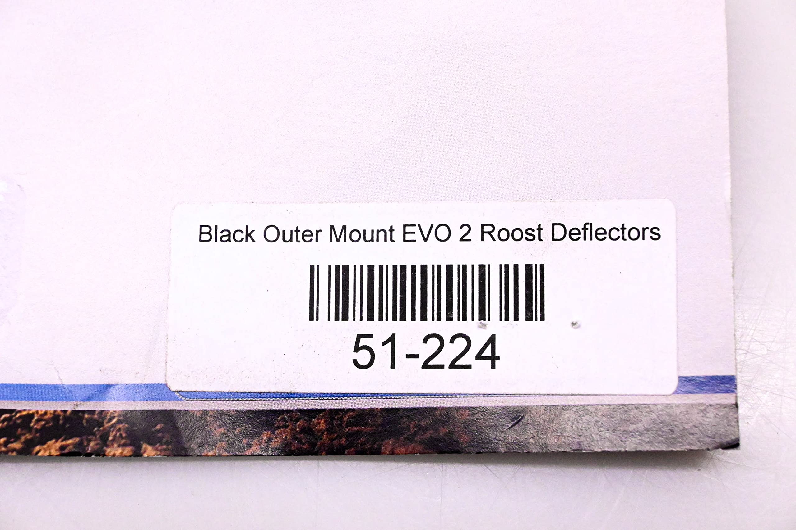 Enduro Engineering Replacement Evo2 Plastic Debris Roost Deflectors Black 51-224