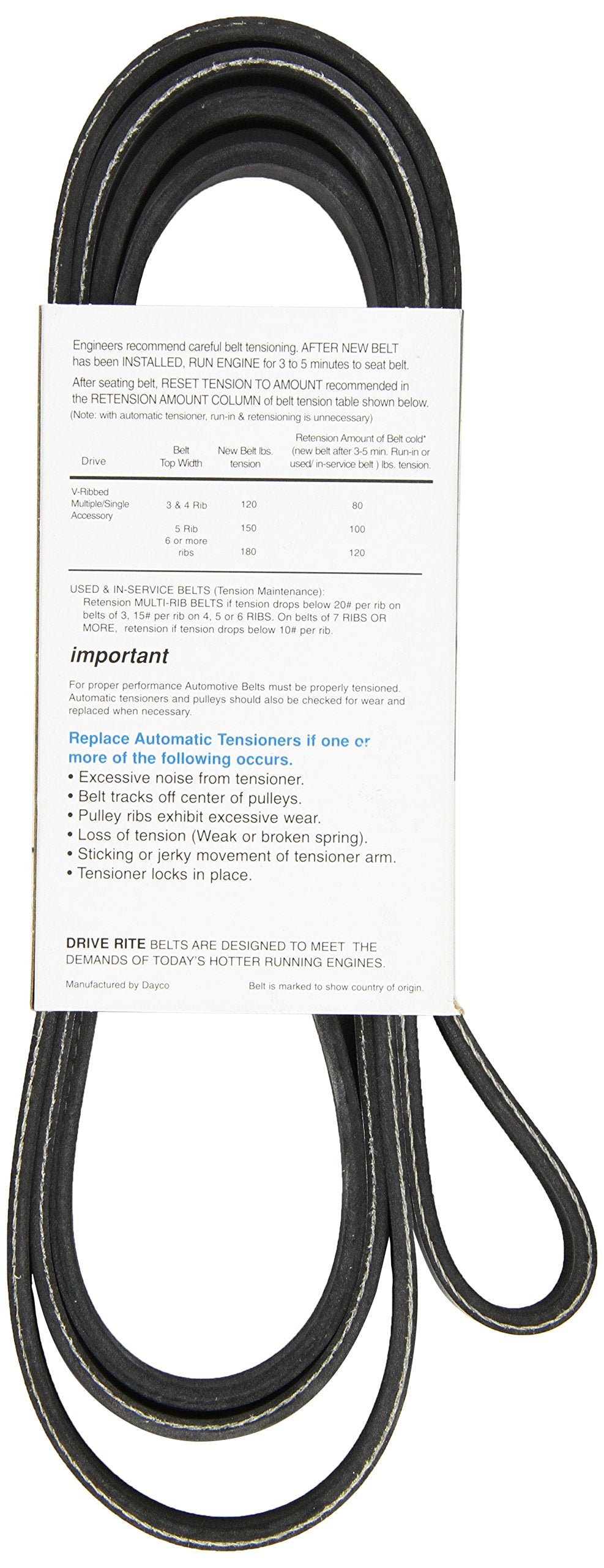 Dayco 5060940DR Serpentine Belt