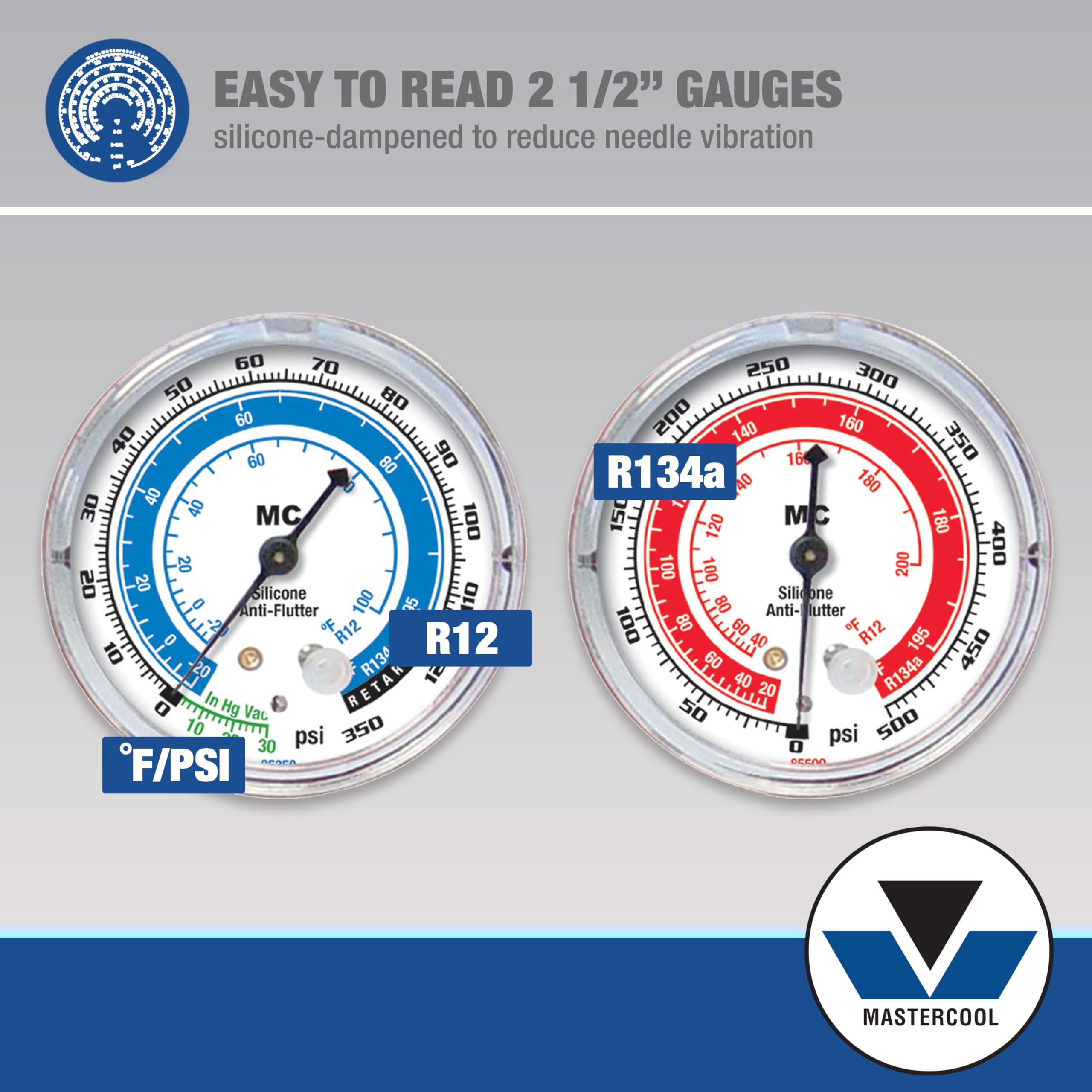 R-134A Brass Mani Gauge Set
