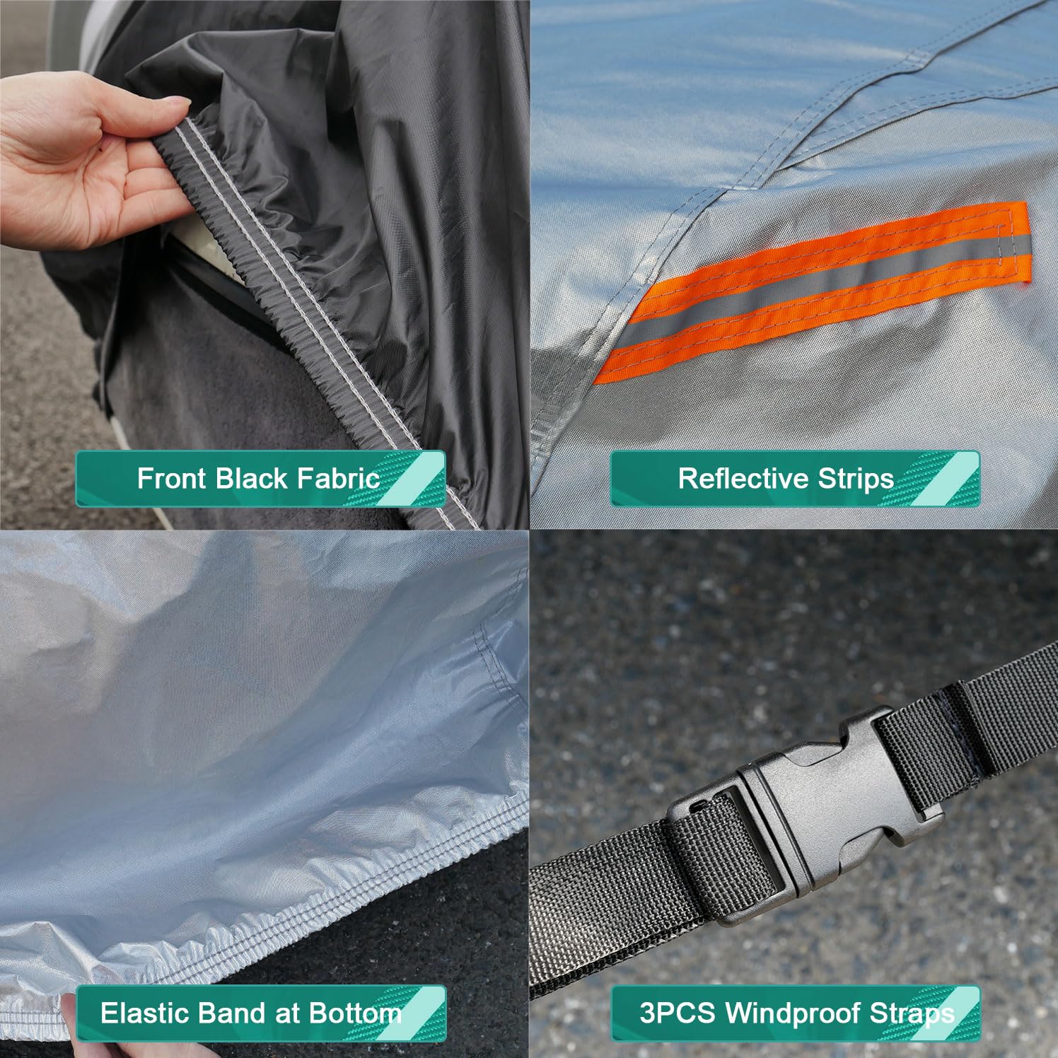 Gunhyi 6 Layers Car Cover For Coupe Sports Waterproof All Weather, Heavy Duty Full Exterior Cover Suitable For Audi Tt, Bmw Z4,