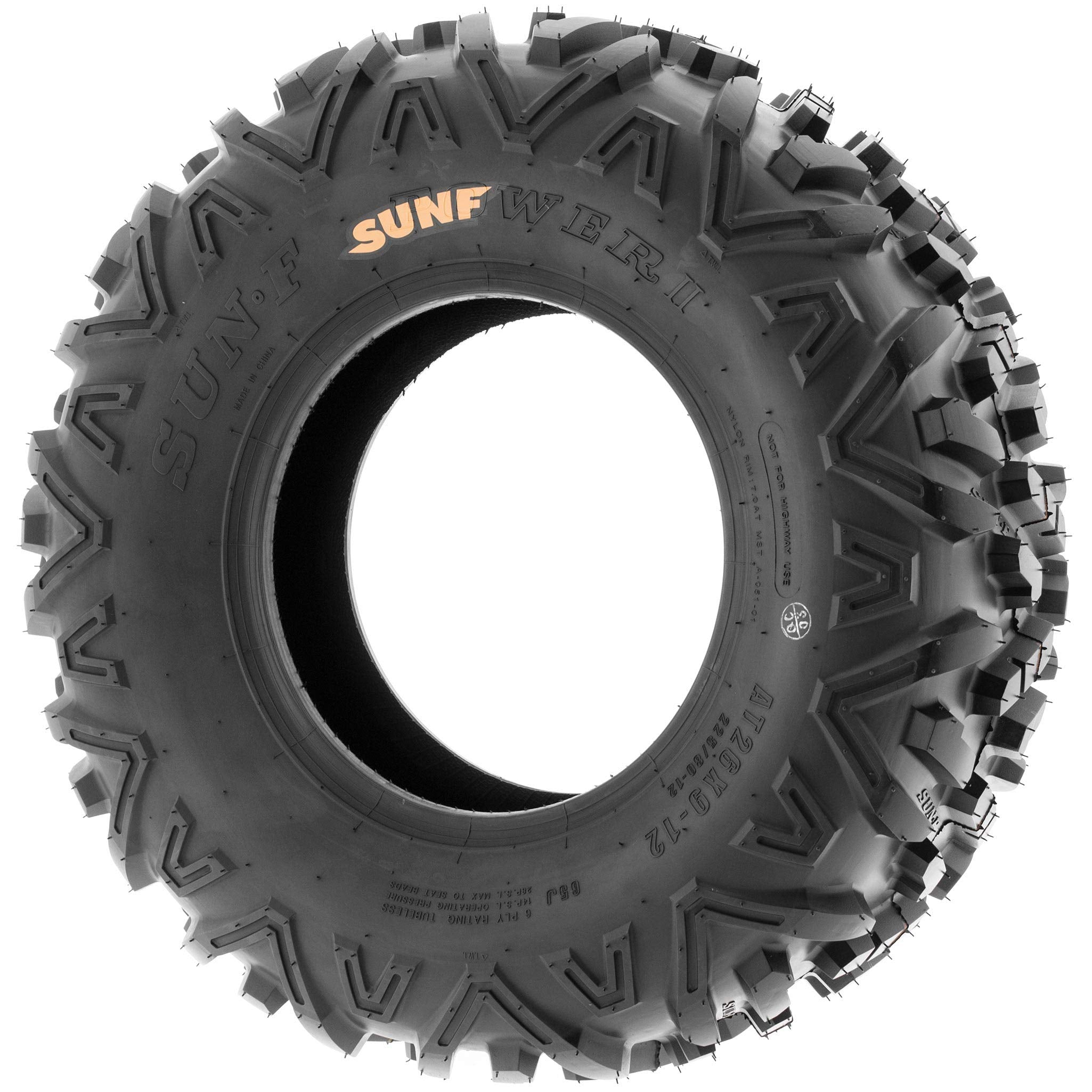 SunF 21x7-10 ATV UTV 21x7x10 All Terrain Tires 6 PR A051 POWER II - PAIR of 2