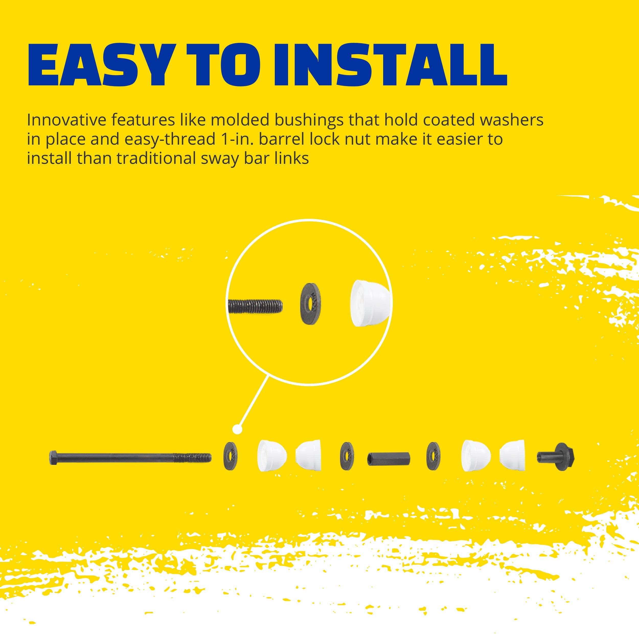 Moog K700538 Suspension Stabilizer Bar Link Kit For Chevrolet Silverado 1500