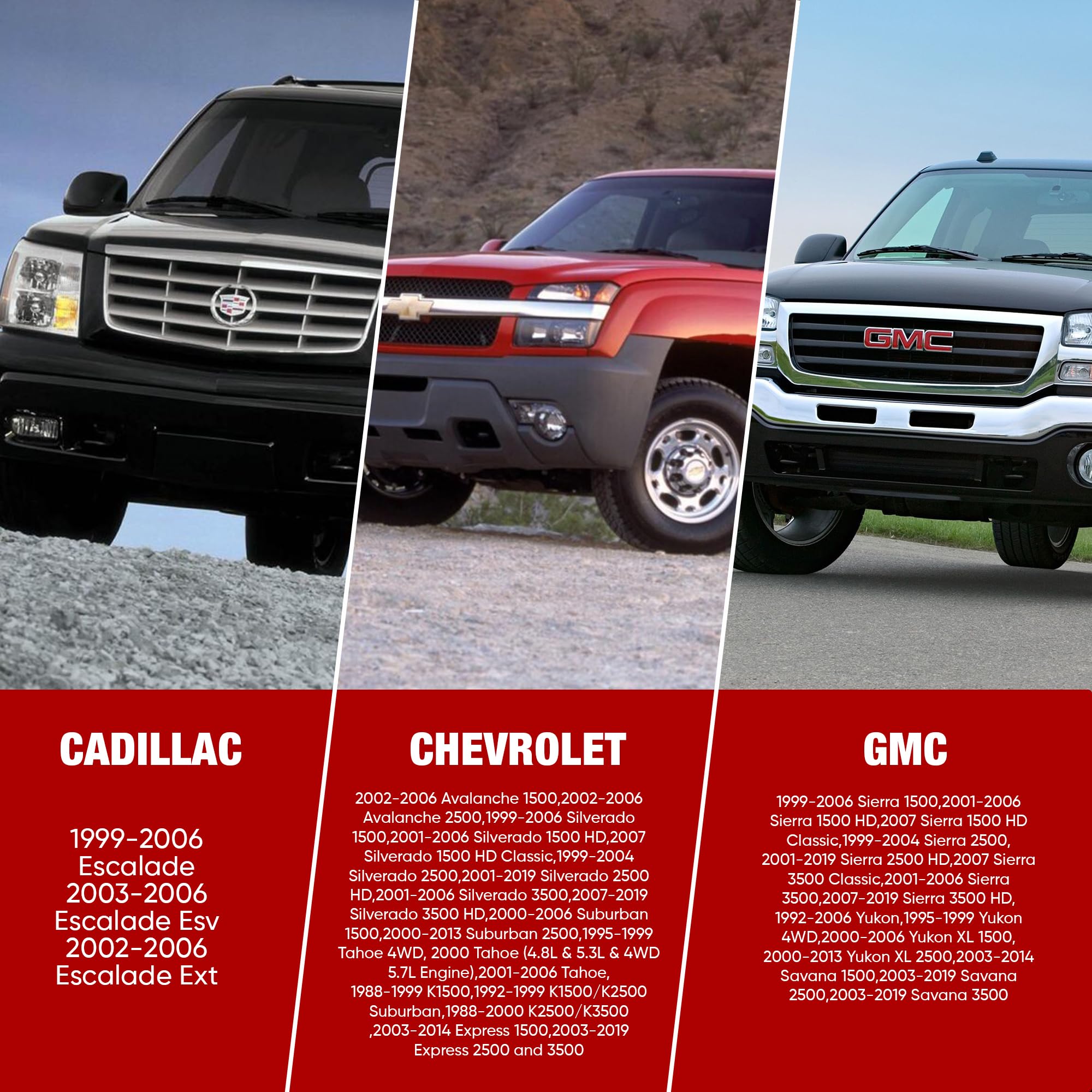 Suspension Dudes Front Code Red Sway Bar Stabilizer Link Kit Fits Fits Avalanche, Blazer, Escalade, Suburban, Sierra, Savana, Si