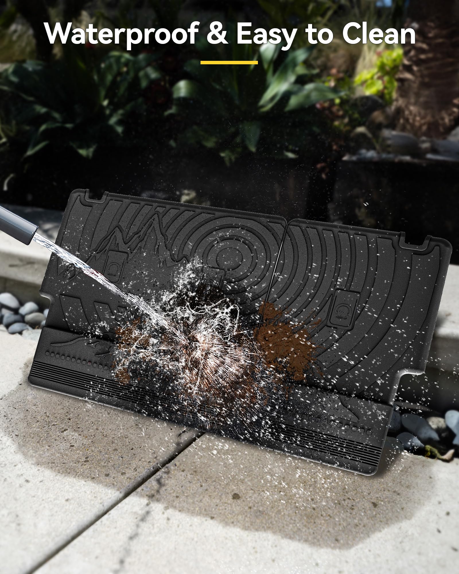 3W Ford Bronco Back Seat Cover Custom Fit For 2021 2022 2023 2024 2025 Bronco 4 Door All Weather Fit For Floor Liner Backrest Ma