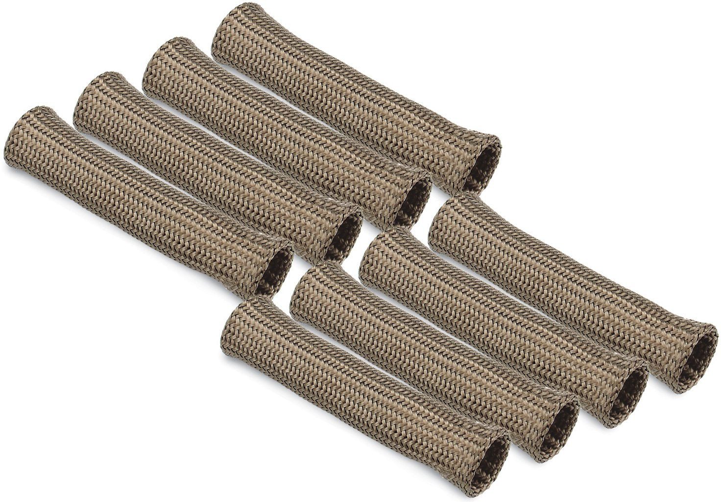 Design Engineering Titanium Spark Plug Boot Protector Sleeves, 6-Inch, Brown, Model 10542, Pack of 8