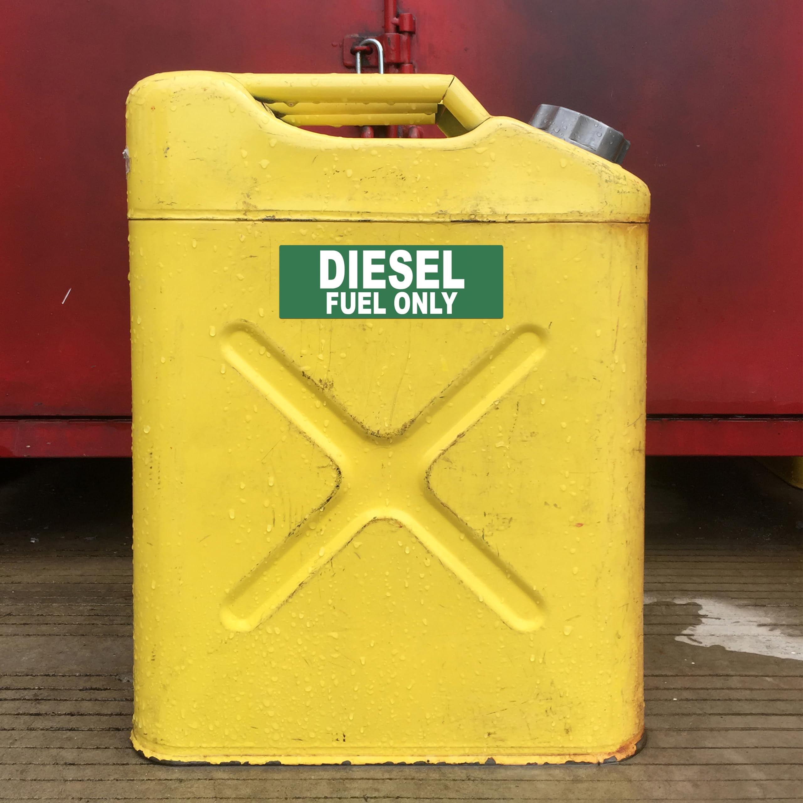 Diesel Sticker For Fuel Tank - Weatherproof Diesel Only Sticker - Fuel Labels For Storage Tanks, Trucks, Tractors, Heavy Equipme