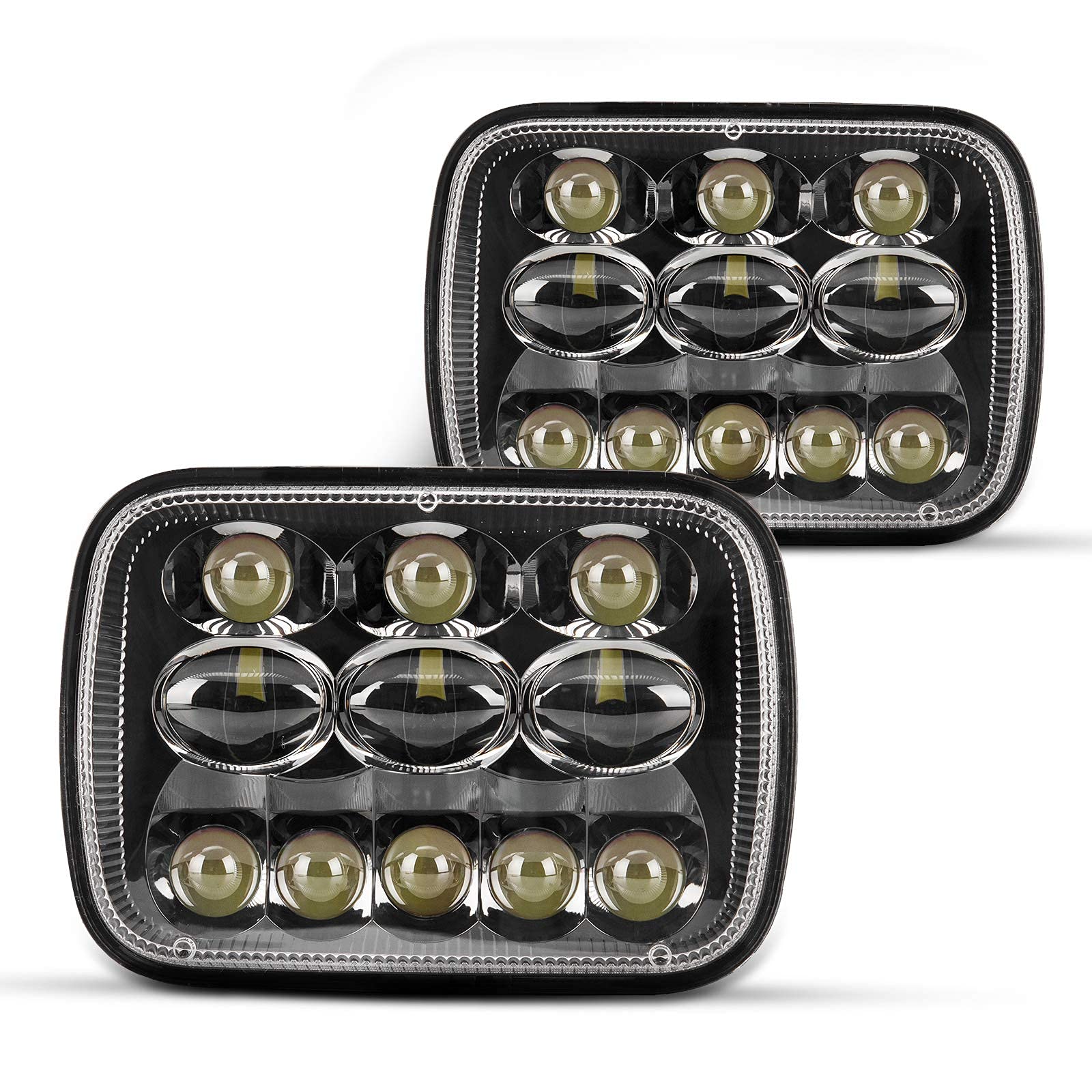 Torchbeam 7X6 5X7 Led Headlights 300% Brighter Upgraded Led Sealed Beam Headlamps With High Low Beam H6054 6054 Led Headlights R