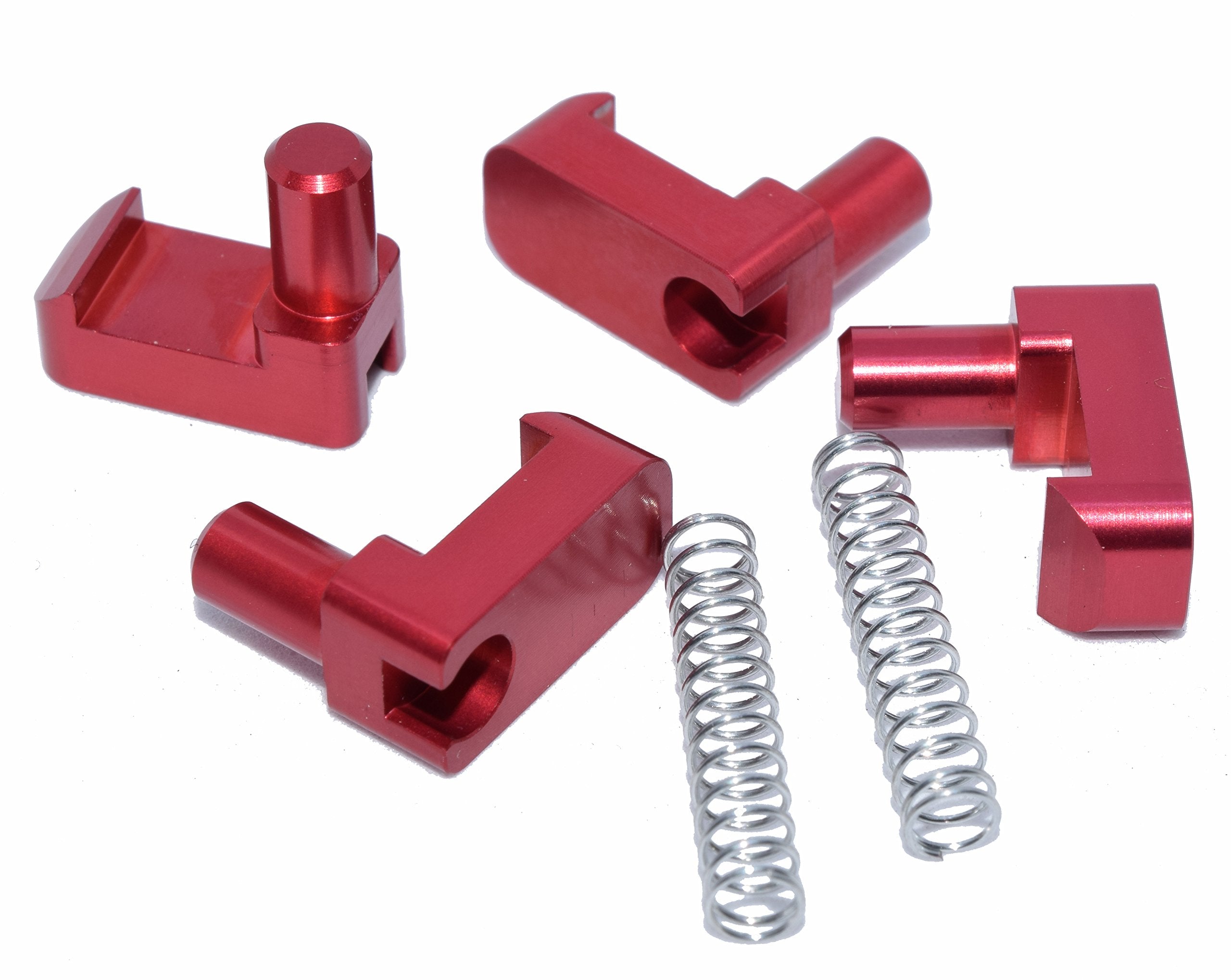 Billet Aluminum Geo Tracker/Suzuki Sidekick Soft Top Roof Latch Rebuild Kit (With Springs)