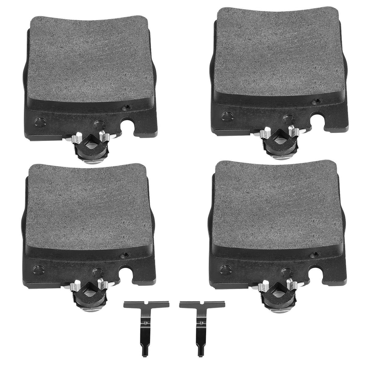 SCITOO Disc Brake Pads Kits D873-7748 Semi Metallic Rear Brake Pads Set Fit For Mercedes-Benz For C230 2003-2007,For Mercedes-Be