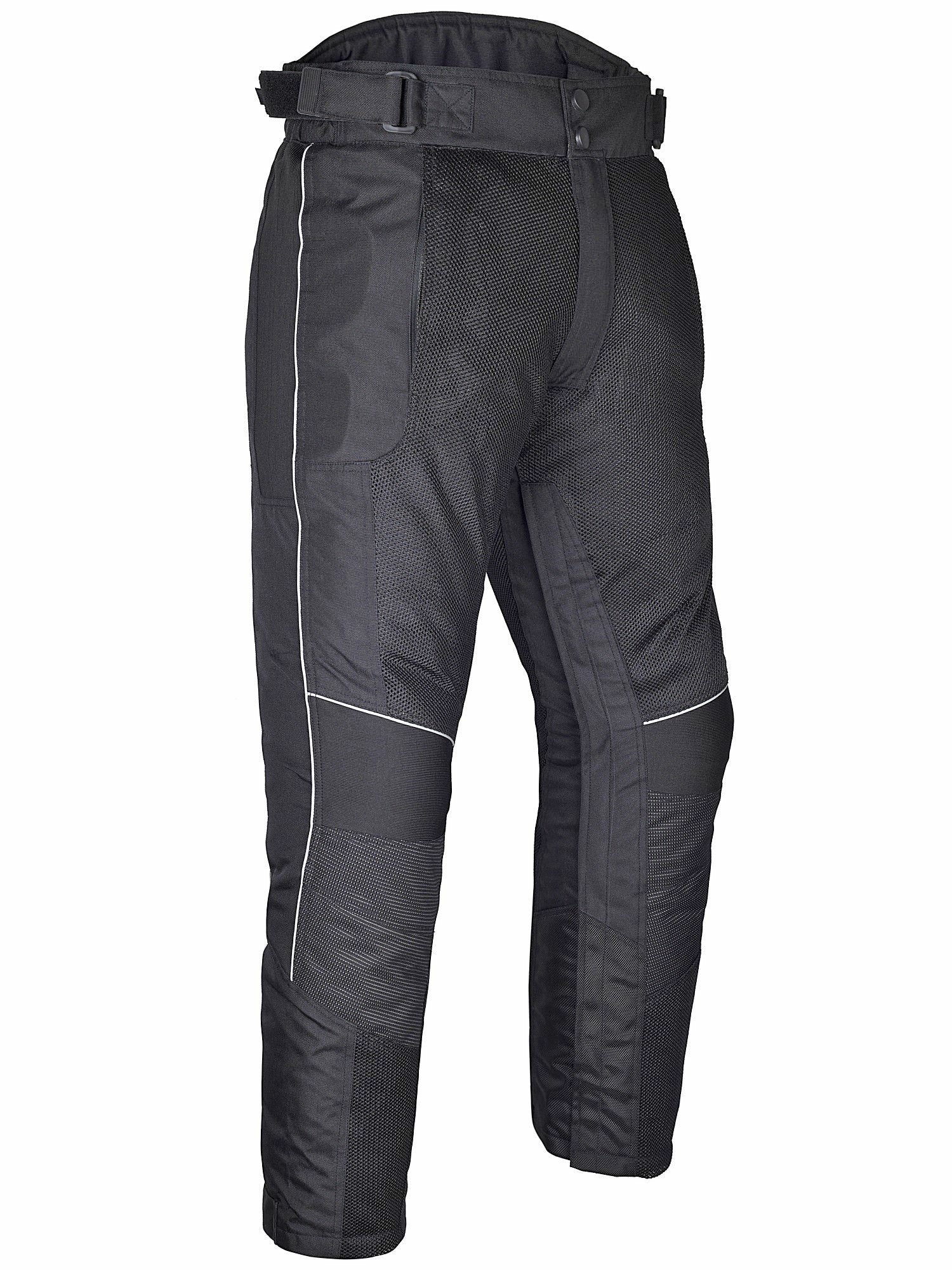 Wicked Stock Mesh Motorcycle Pants-Motorcycle Pants With Armor -Adventure Motorcycle Pants-Riding Gear-Motocross Pants Black