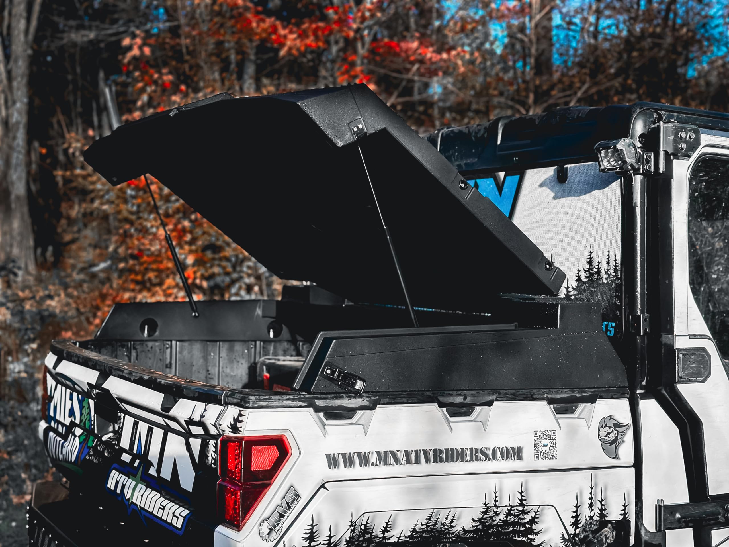 Motoalliance Highlands Utv Rear Cargo Bed Cover For 2018-2024 Polaris Ranger 1000 And Xp1000 Models - Waterproof Storage Bed Tool Cover