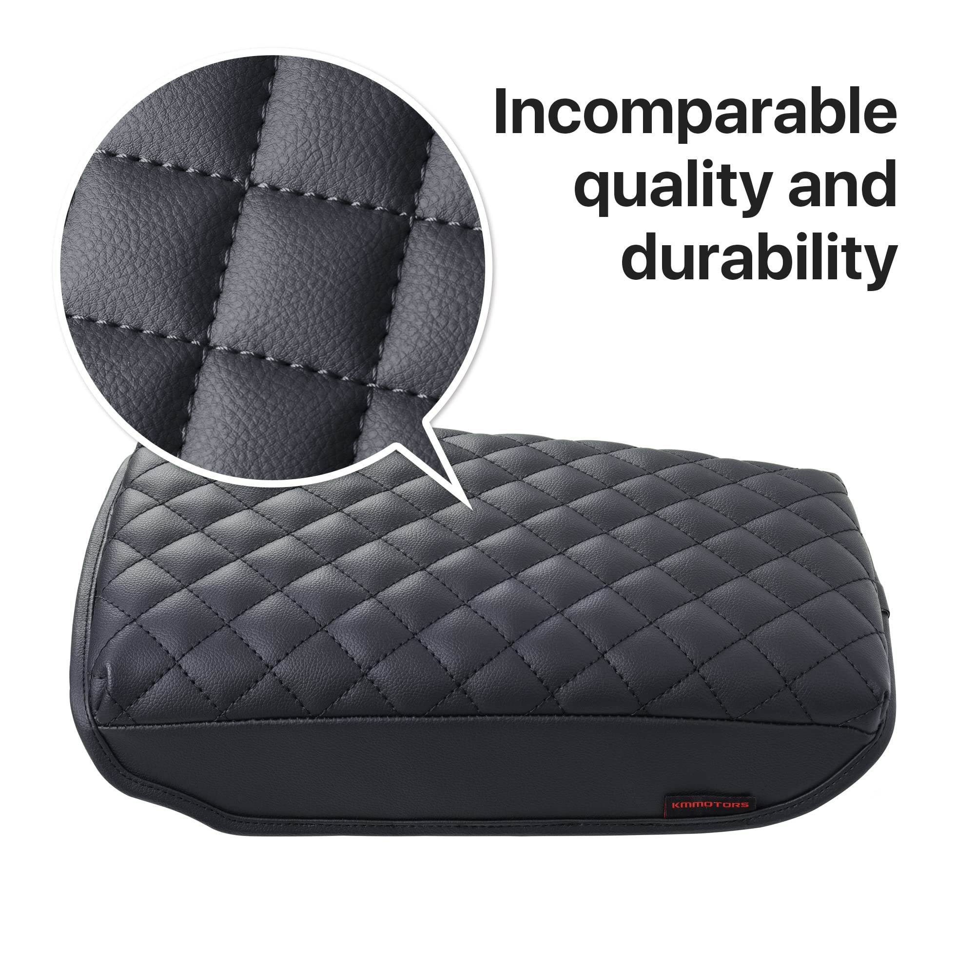 Kmmotors Accord(2018~2022) Console Cover, Armrest Cushion, Center Console Lid Cover, Vegan Leather, Car Accessories, Car Gadgets