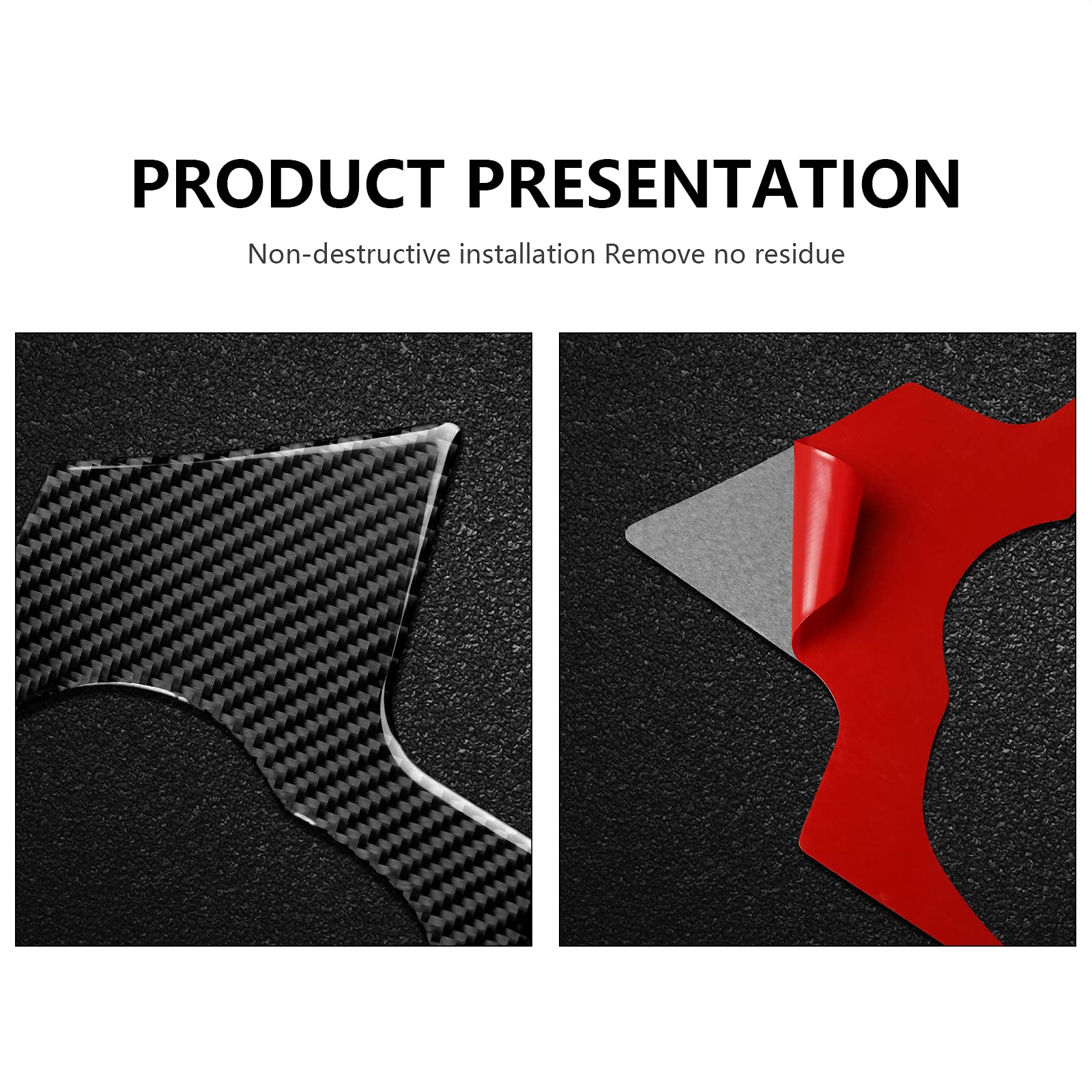 Car Gear Shift Cover Sticker Carbon Fiber Decal Trim Center Console Panel Trim Wrap Fits For Alfa Romeo Giulia 2016 2017 2018 20