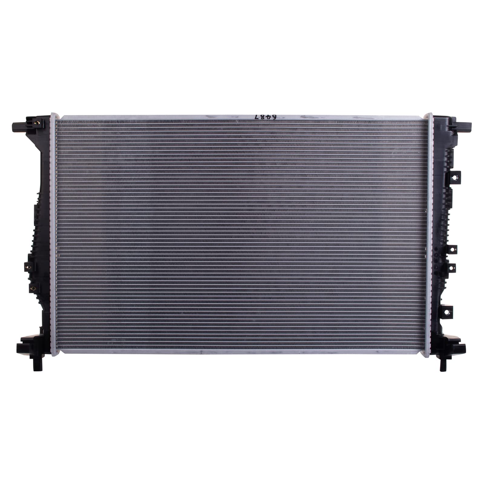 Trq Radiator Assembly Aluminum Core Compatible With 19-22 Jeep Cherokee Cu13770