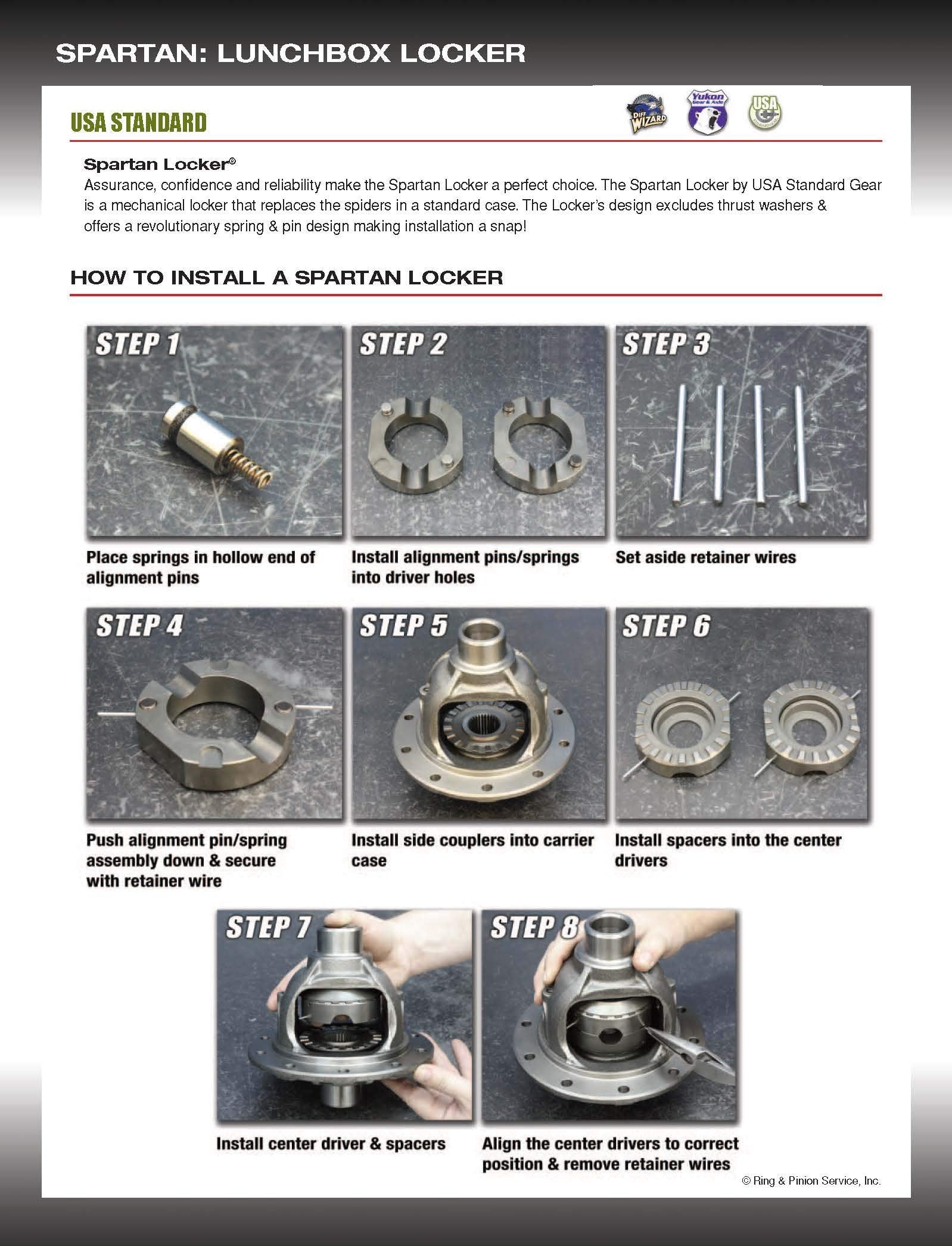 Usa Standard Gear Sl Gm8.5-28 Gm 8.5'' Differential-28 Spline Axles Spartan Locker