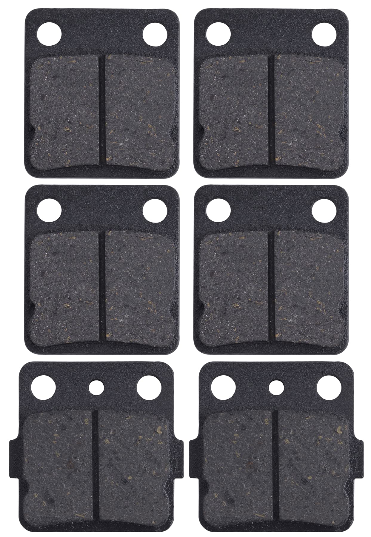 Mwmnun Brake Pads Front/Rear Compatible With Yamah Wolverine 350 Warrior 350 Blaster 200 Banshee 350 Braking For Raptor 125 Yfz350 Yfs200 Yfm 350 Yfs200 Yfm125R Kevlar Fiber