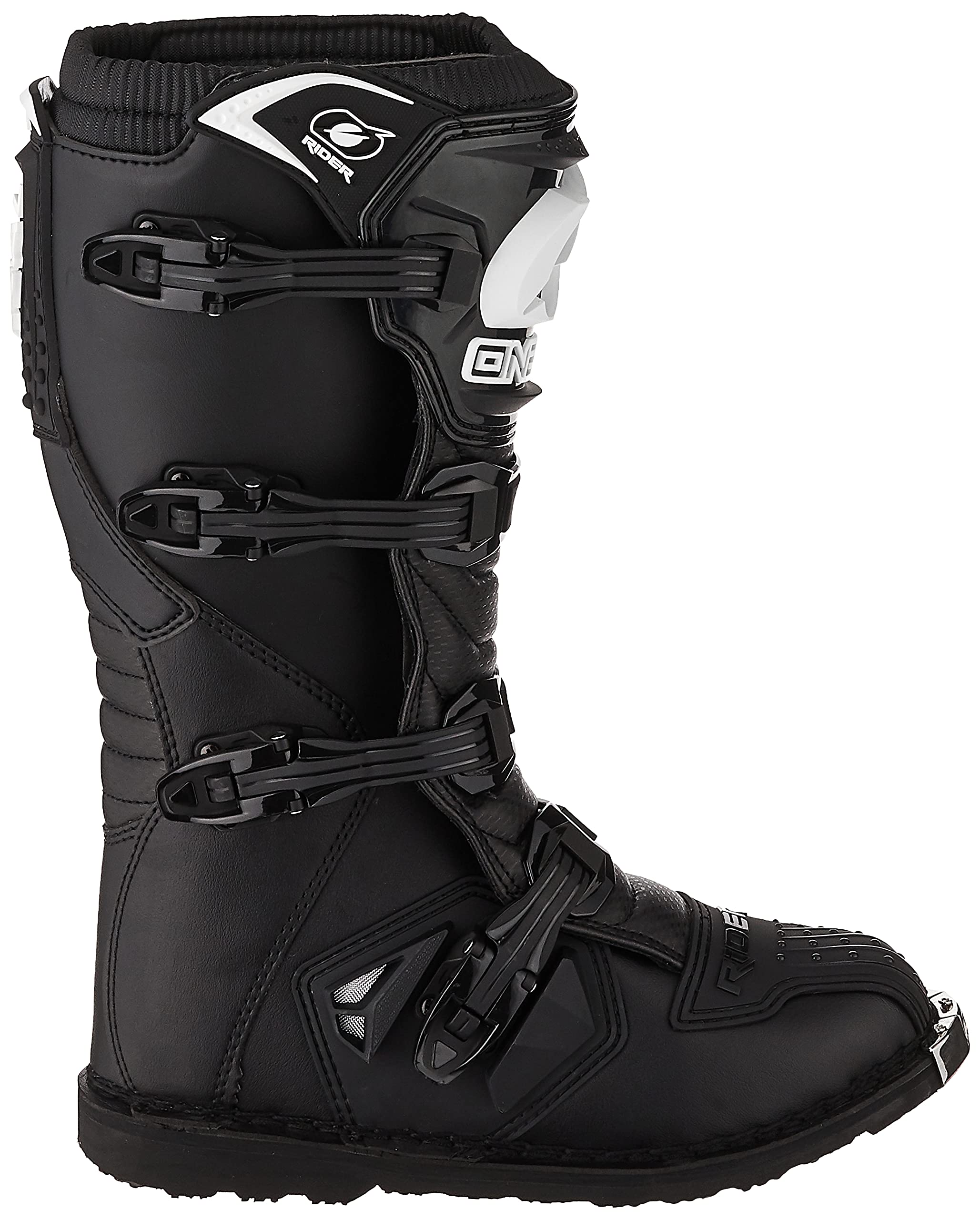 O'Neal Mens Rider Boot Blk/Blk 10, Black, 10 Us