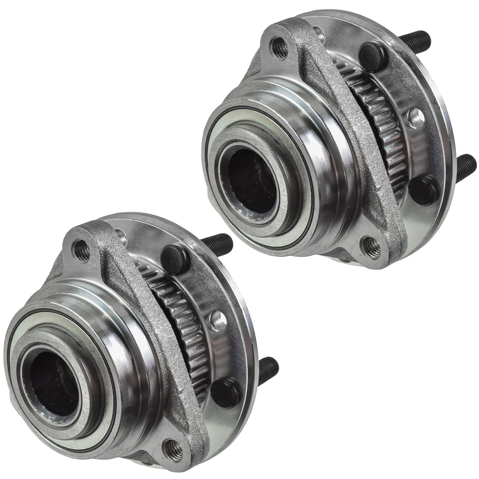Trq Front Wheel Hubs & Bearings Pair Set Of 2 For Chevy Gmc Olds 4Wd 4X4