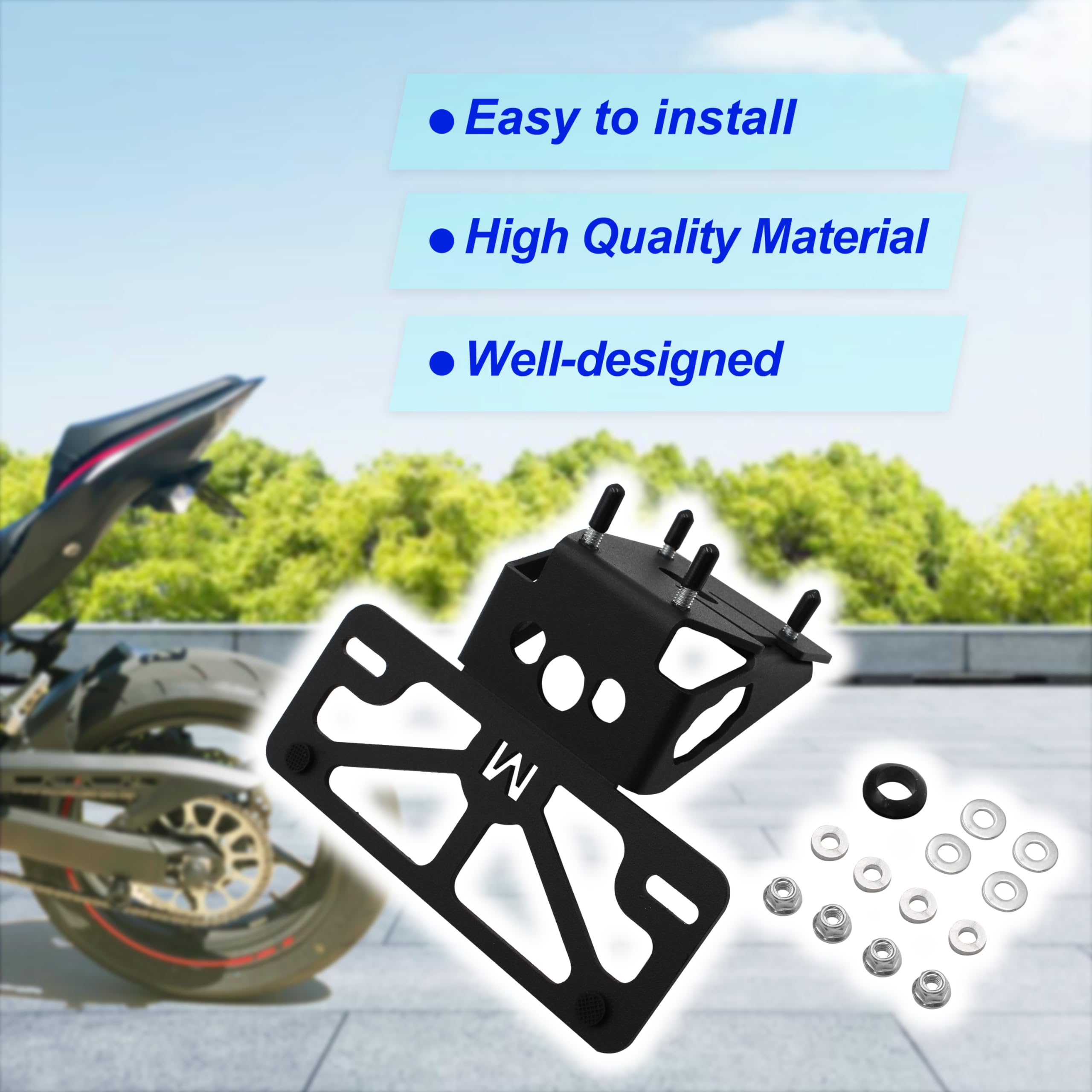 Vm-Kz910 Fender Eliminator Kit Compatible With Kawasaki Z900 (2017-2019)
