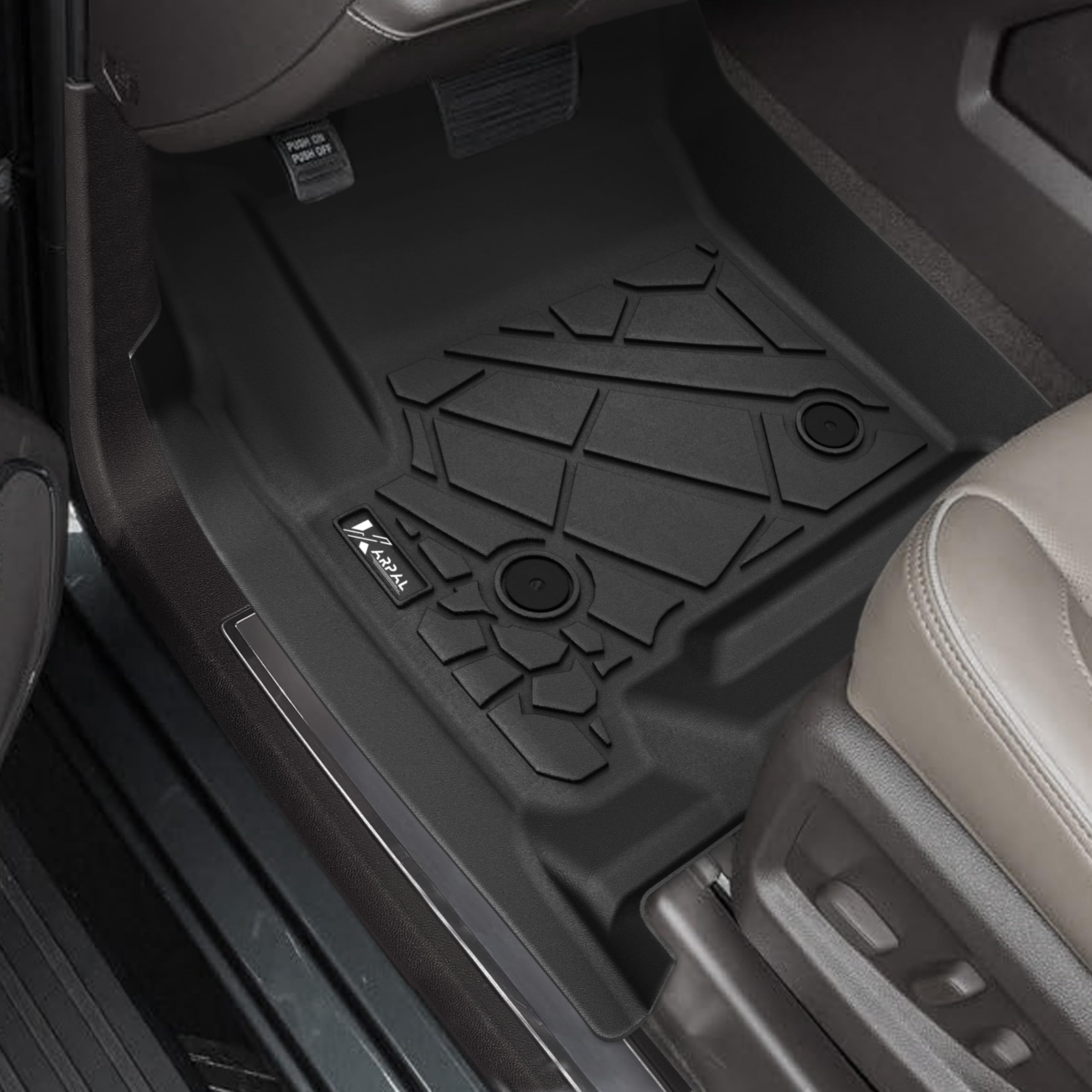 Karpal Floor Mat & Trunk Mat Fit For 2021-2024 Chevrolet Suburban/Gmc Yukon Xl 7 Seats, Tpe Rubber Cargo Mat Chevy Suburban Acce