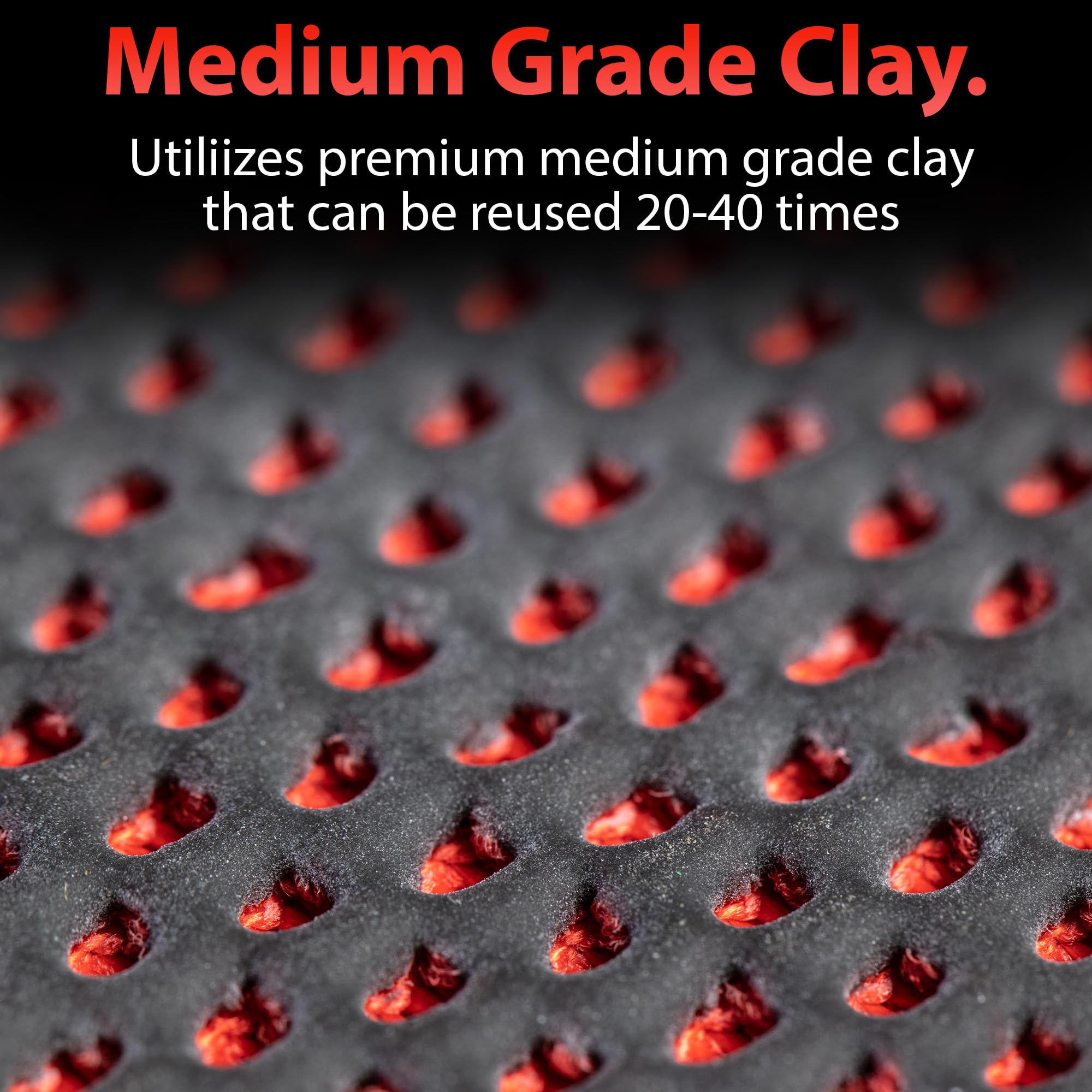 Adam'S Polishes Clay Mitt - Medium Grade Clay Bar Infused Mitt | Car Detailing Glove Quickly Removes Debris From Your Paint, Gla