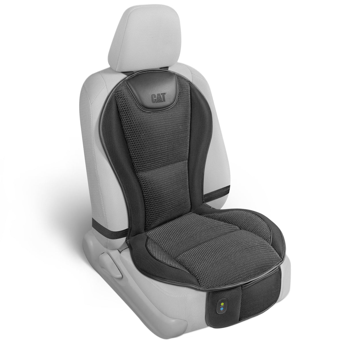 Cat Car Fan Seat Cushion - Cooling Seat 2-Speed, 20 Air Vents, Cool Flow Breathable Mesh for Car Truck SUV Automotive Accessory